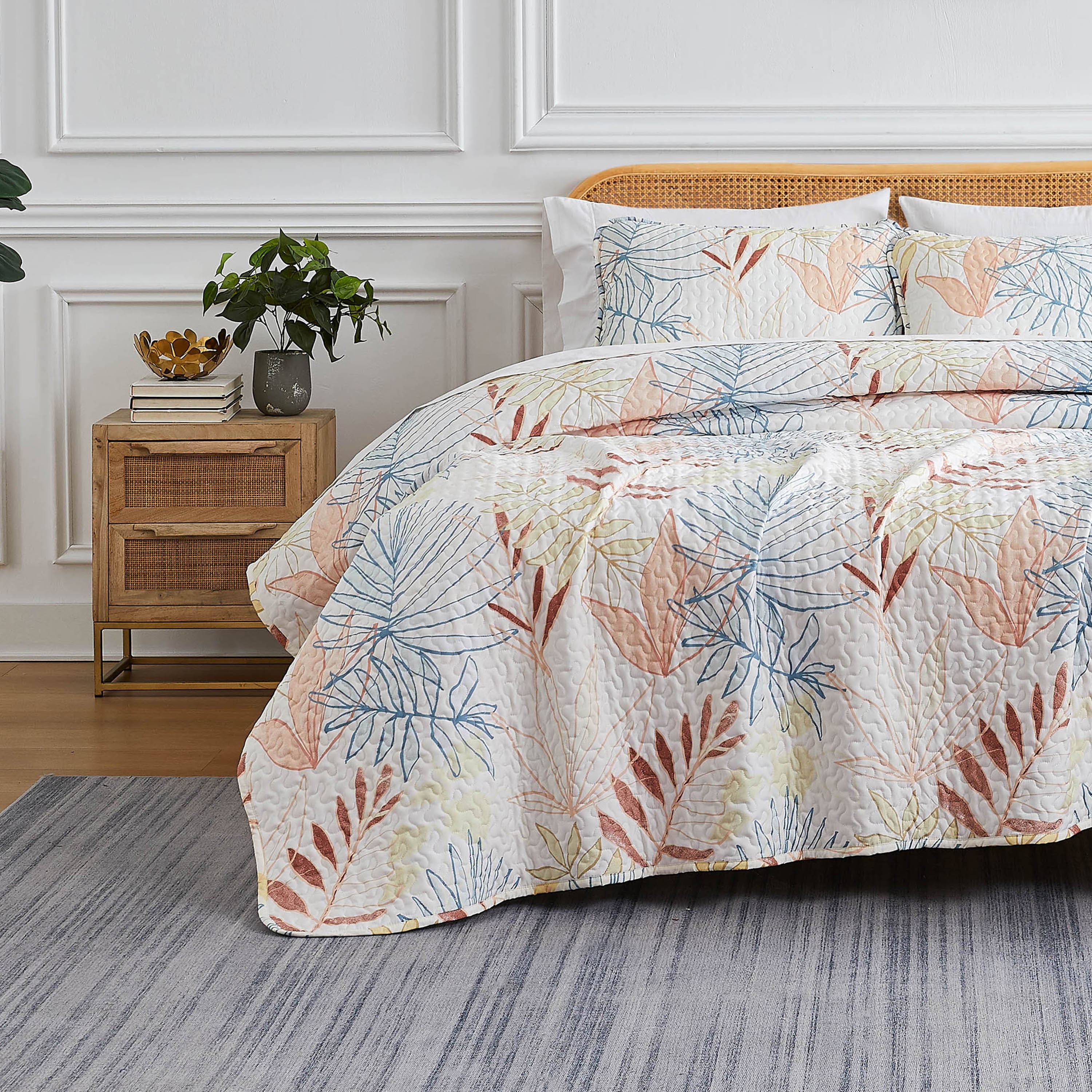 Tropic Leaf Quilt Set