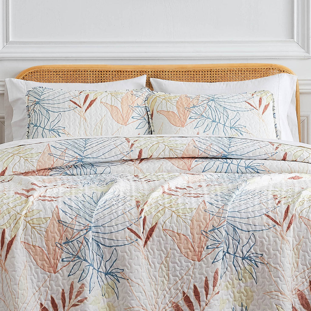 Tropic Leaf Quilt Set