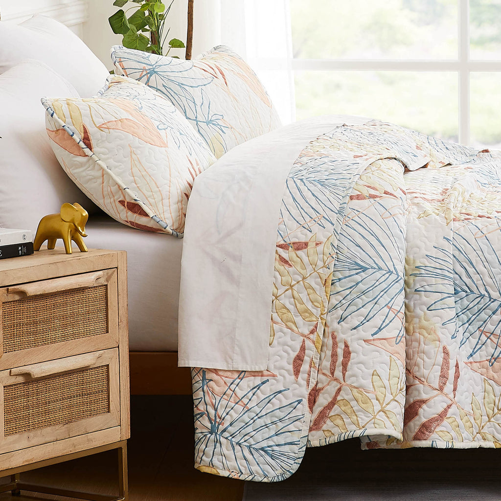 Tropic Leaf Quilt Set