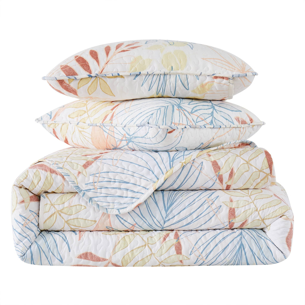 Tropic Leaf Quilt Set