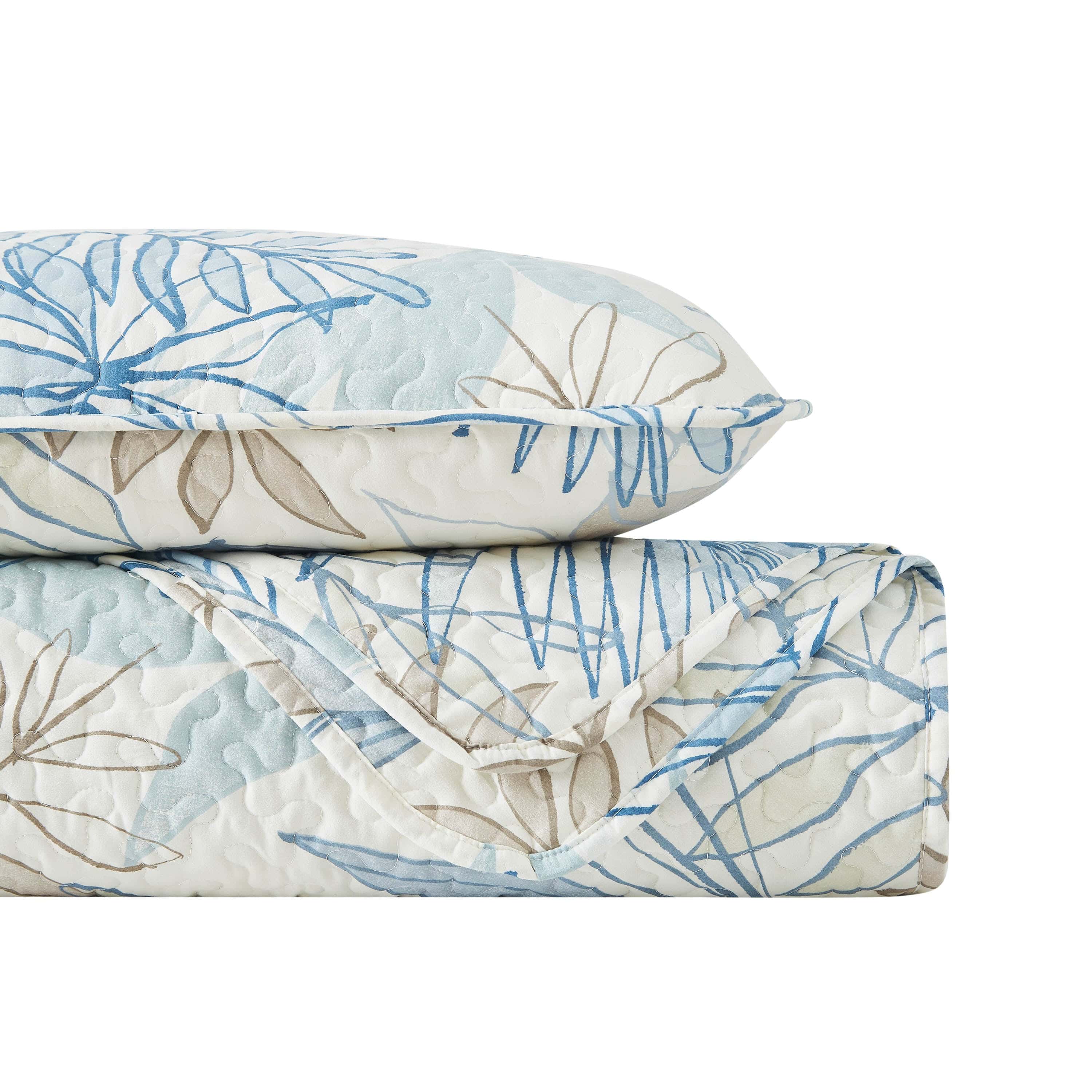 Tropic Leaf Quilt Set
