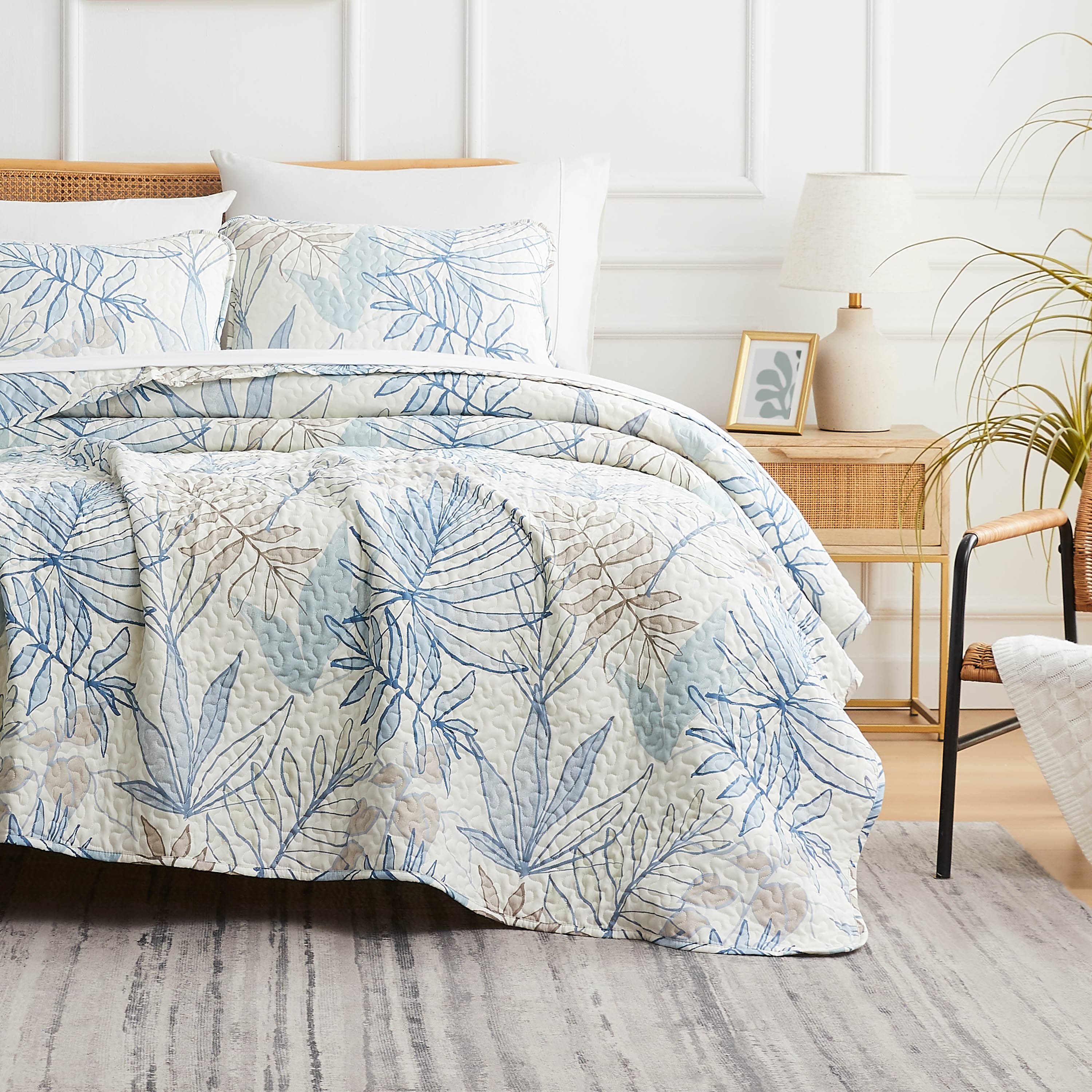 Tropic Leaf Quilt Set