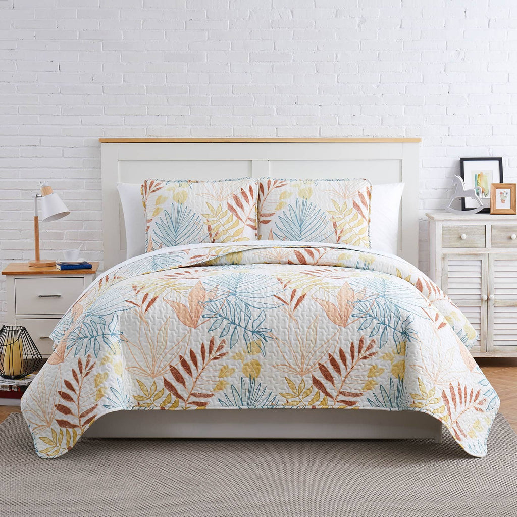 Tropic Leaf Quilt Set