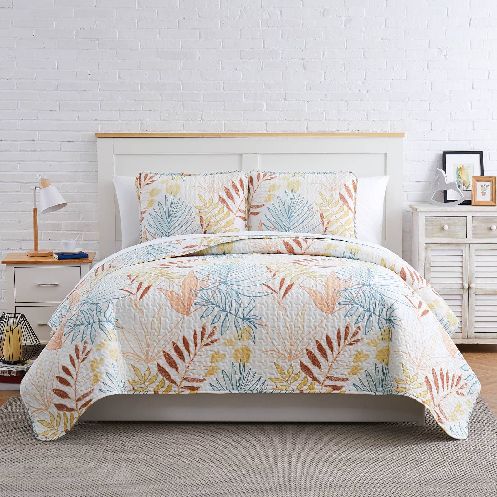 Tropic Leaf Quilt Set