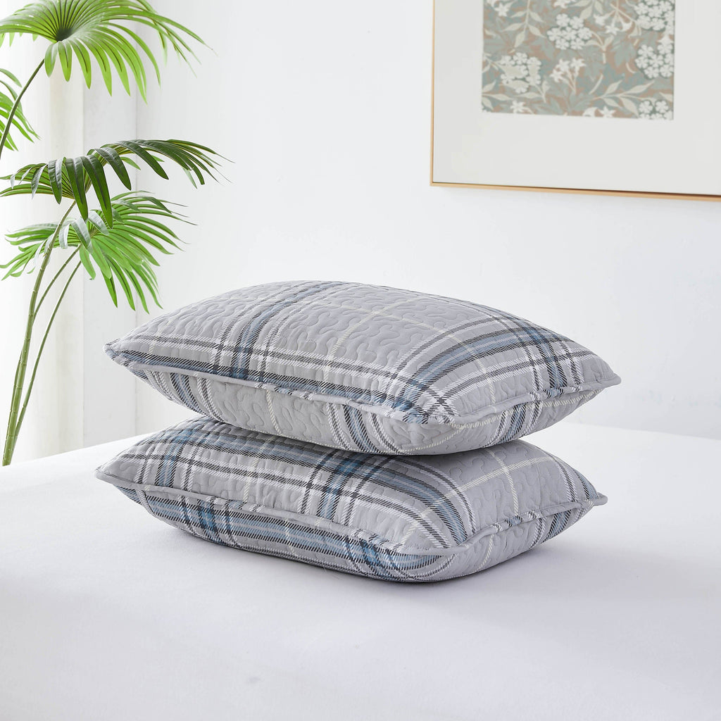Vilano Plaid Quilt Set