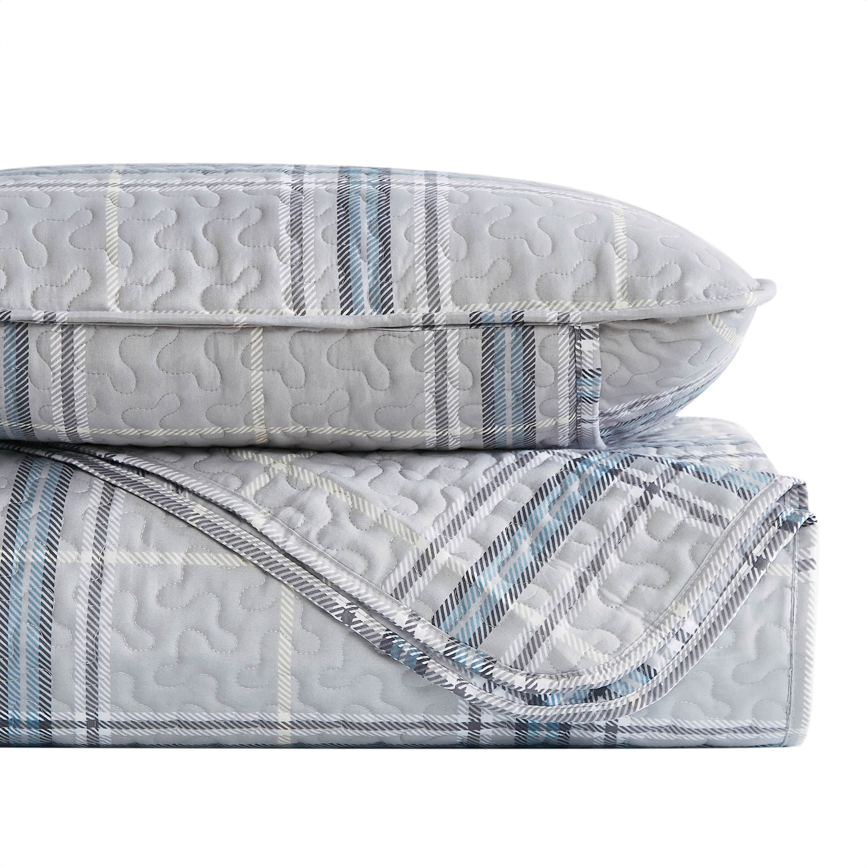Vilano Plaid Quilt Set