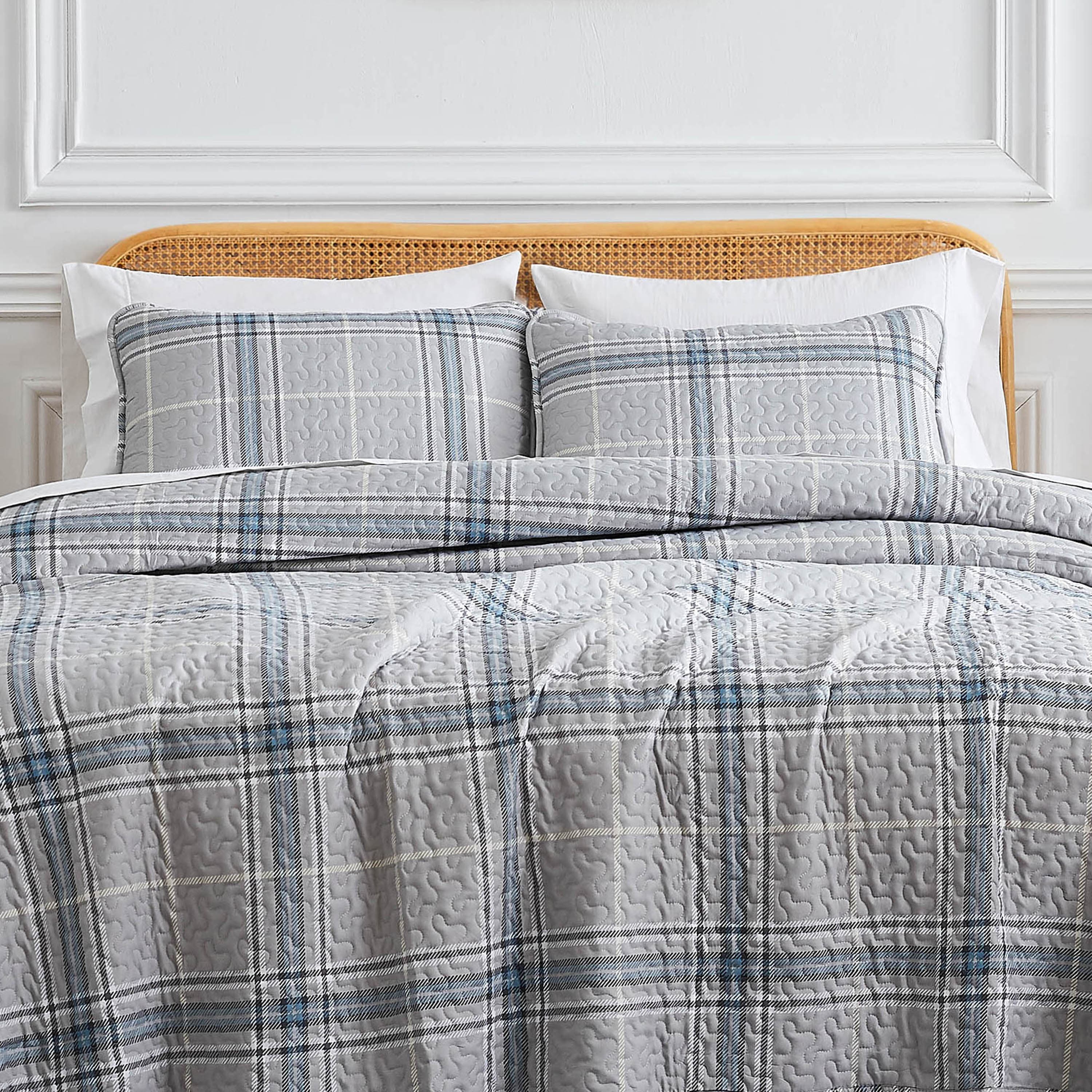 Vilano Plaid Quilt Set