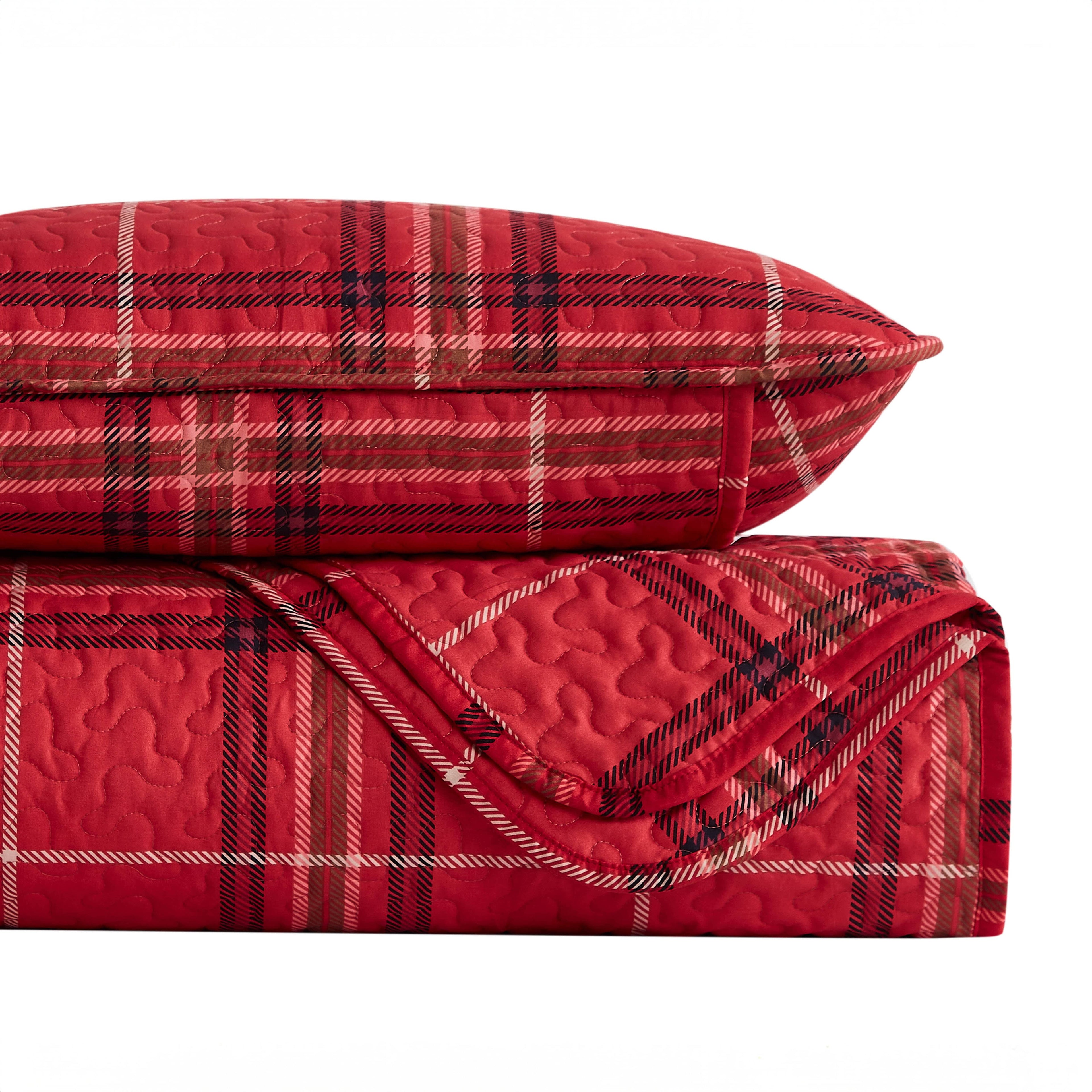 Vilano Plaid Quilt Set
