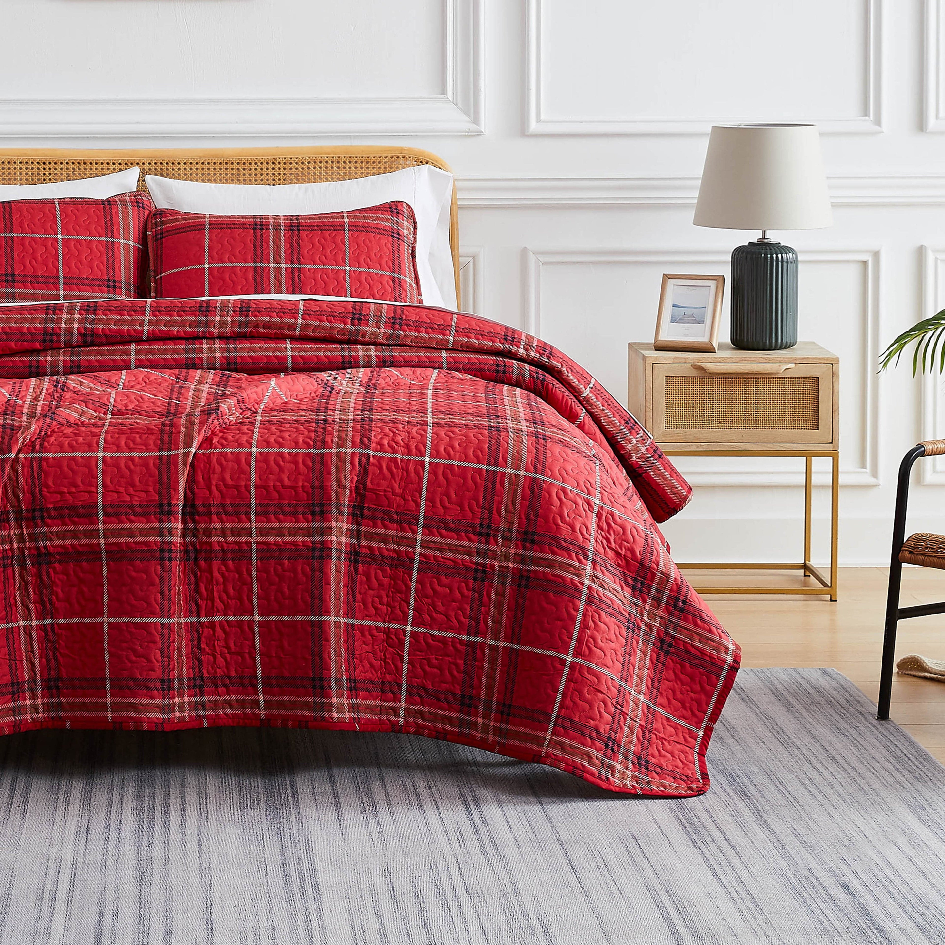 Vilano Plaid Quilt Set