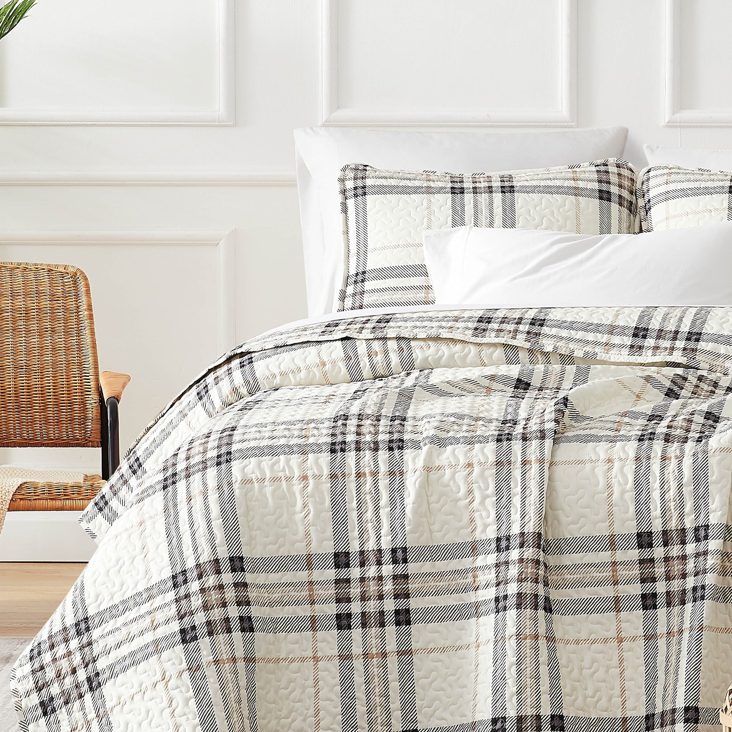 Vilano Plaid Quilt Set