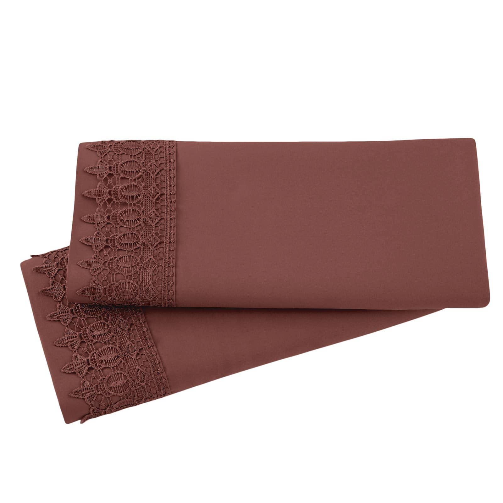 Vilano Lace Hem Pillow Cases