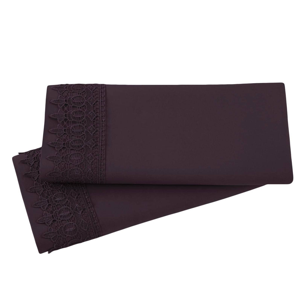 Vilano Lace Hem Pillow Cases