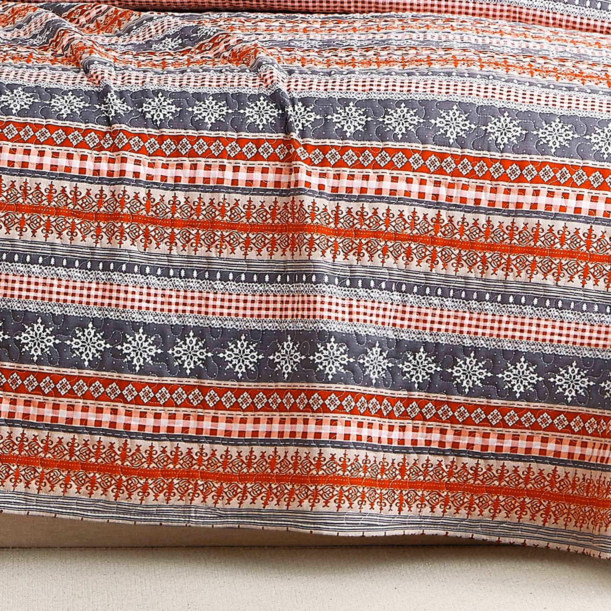Cozy Cottage 3-Piece Quilt Bedding Set