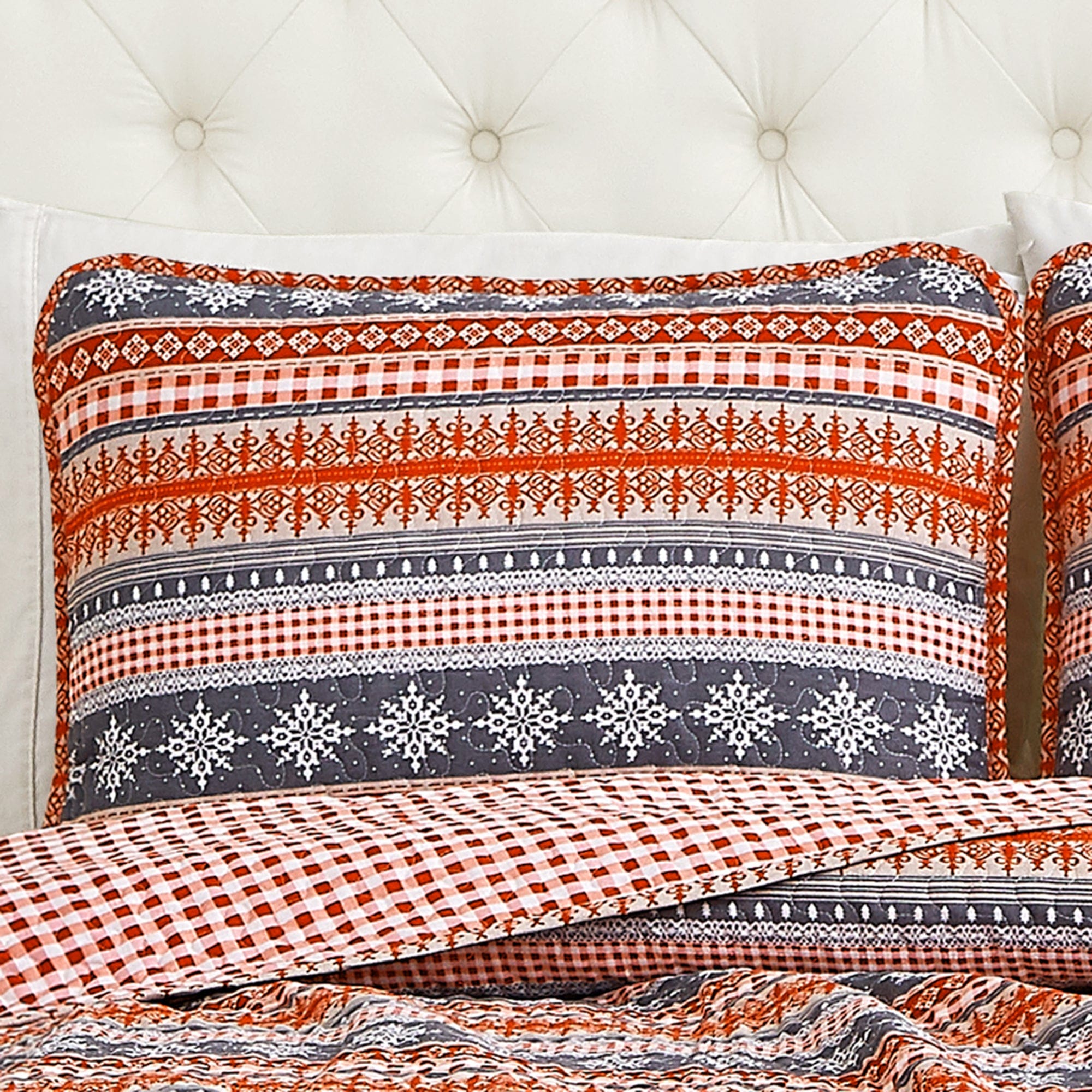 Cozy Cottage 3-Piece Quilt Bedding Set
