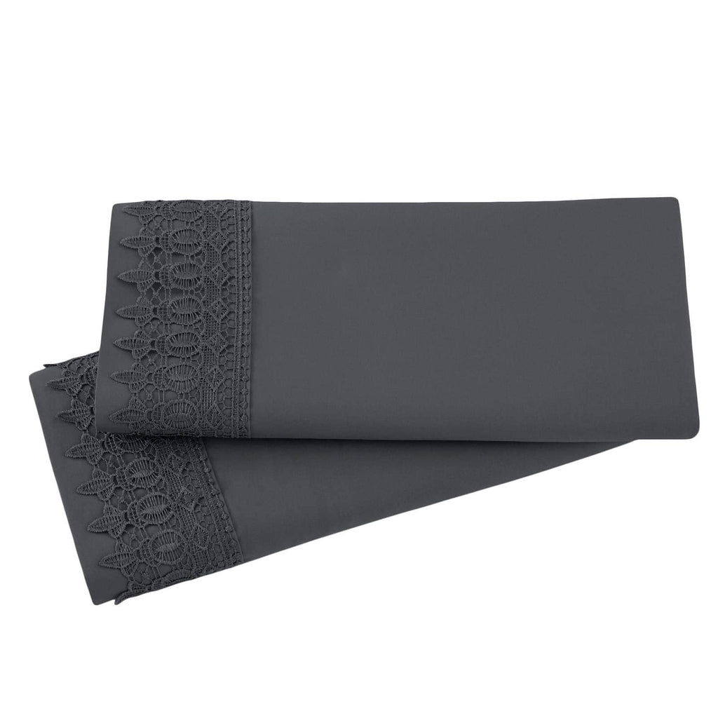 Vilano Lace Hem Pillow Cases