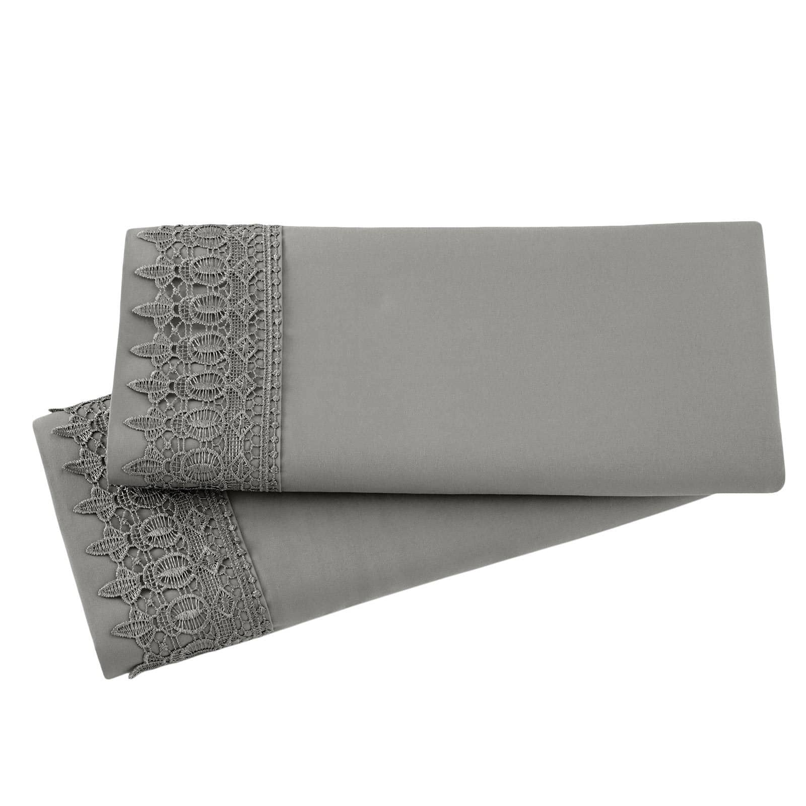 Vilano Lace Hem Pillow Cases