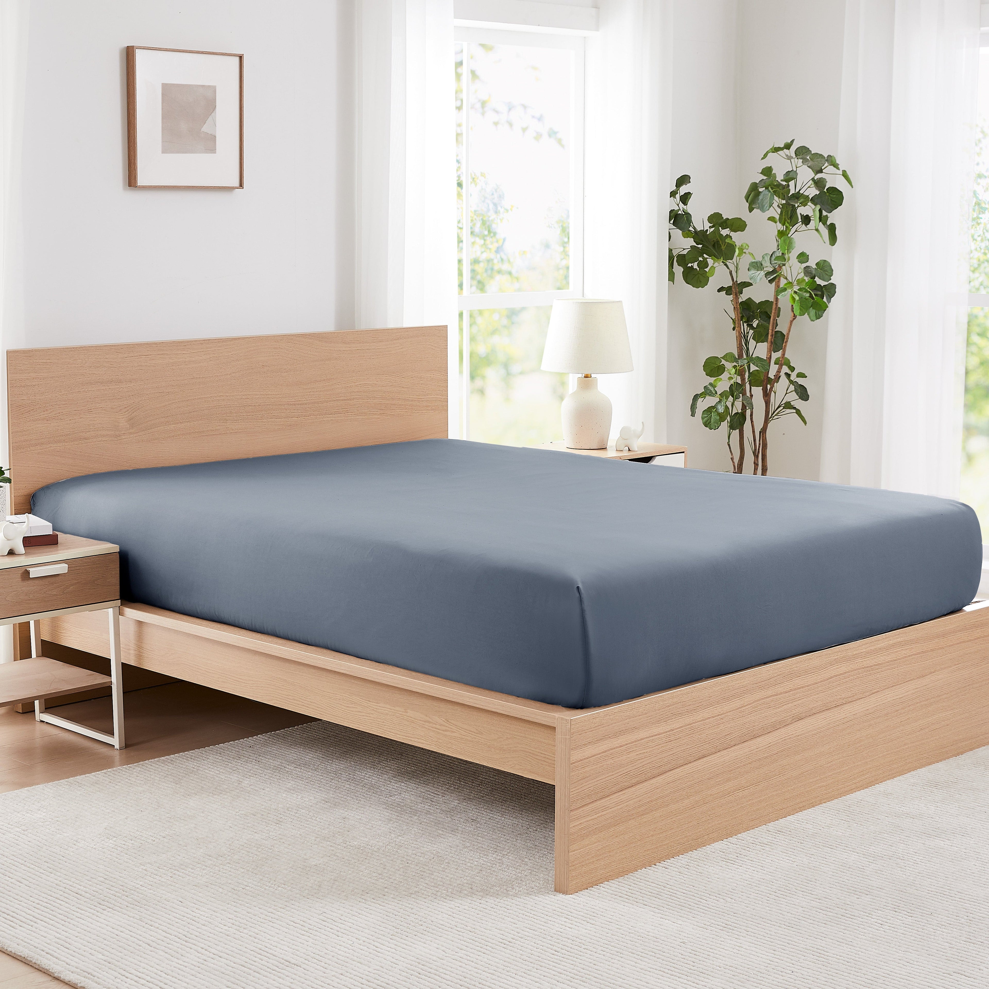  Vilano Fitted Sheet in slate-blue#color_vilano-slate-blue