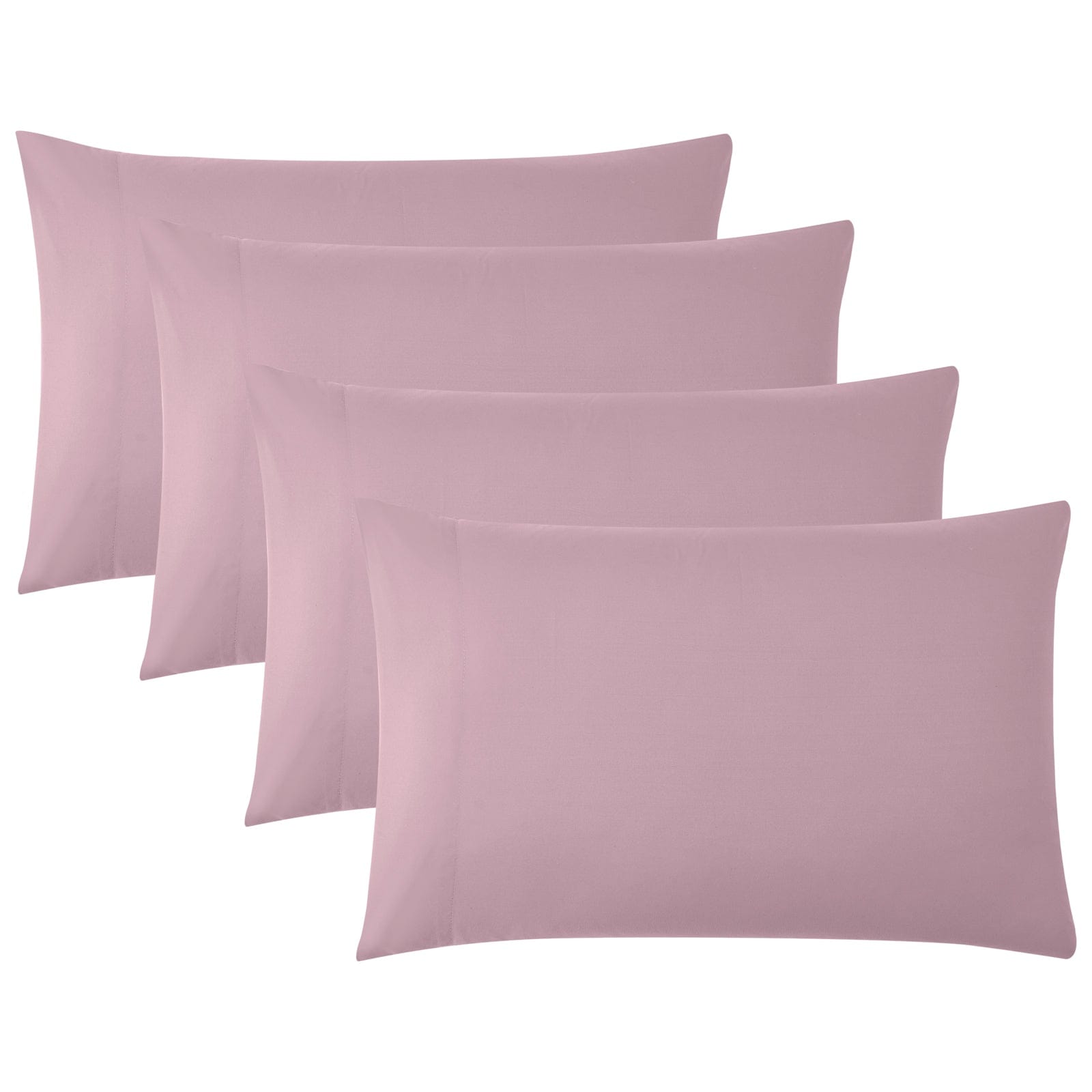 Top View of Vilano 4PC Pillowcase Set in Lavender#color_vilano-lavender