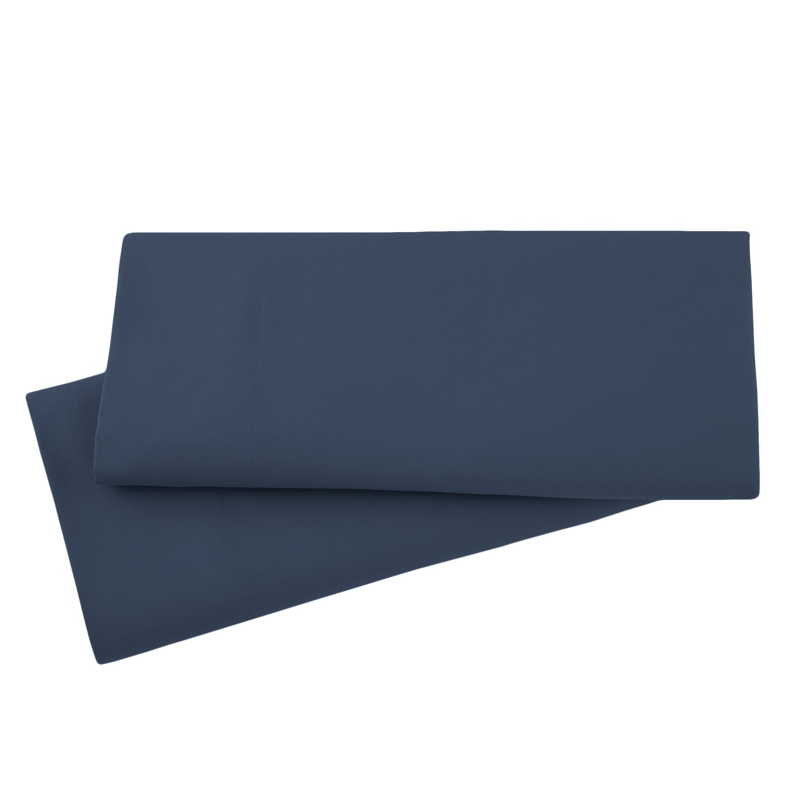 Vilano Springs 2-Piece Pillow Cases in Dark Blue Stack Together#color_vilano-dark-blue