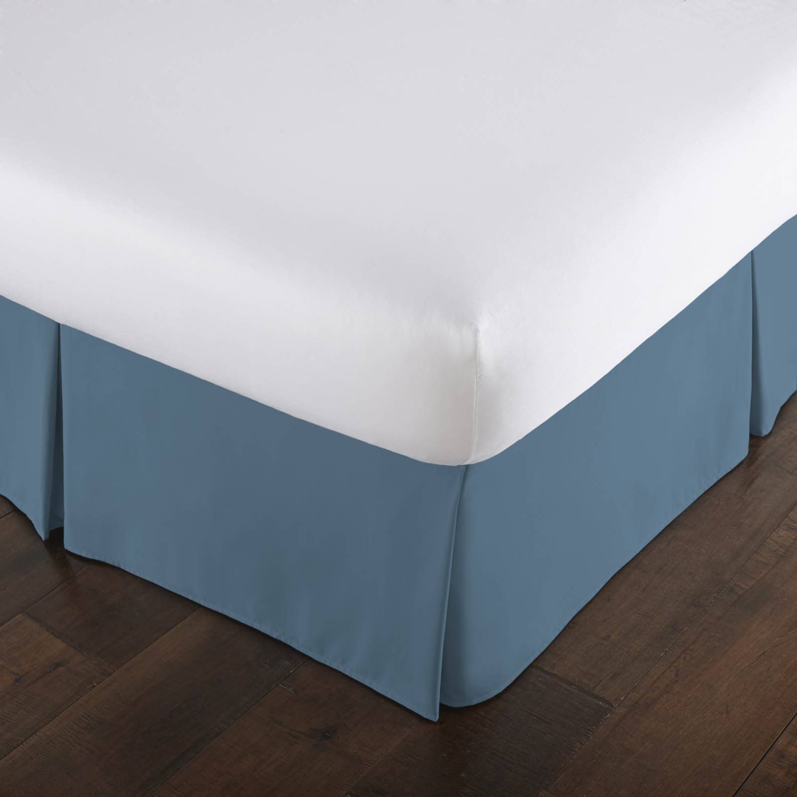 Vilano Pleated Bed Skirt in Coronet Blue#color_vilano-coronet-blue