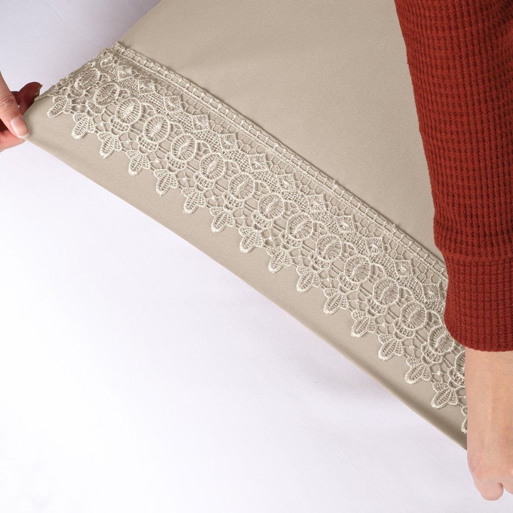 Vilano Lace Hem Pillow Cases