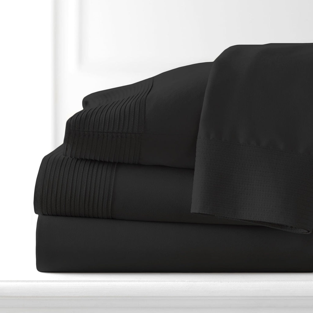 Vilano Extra Deep Pocket Pleated Sheet Set