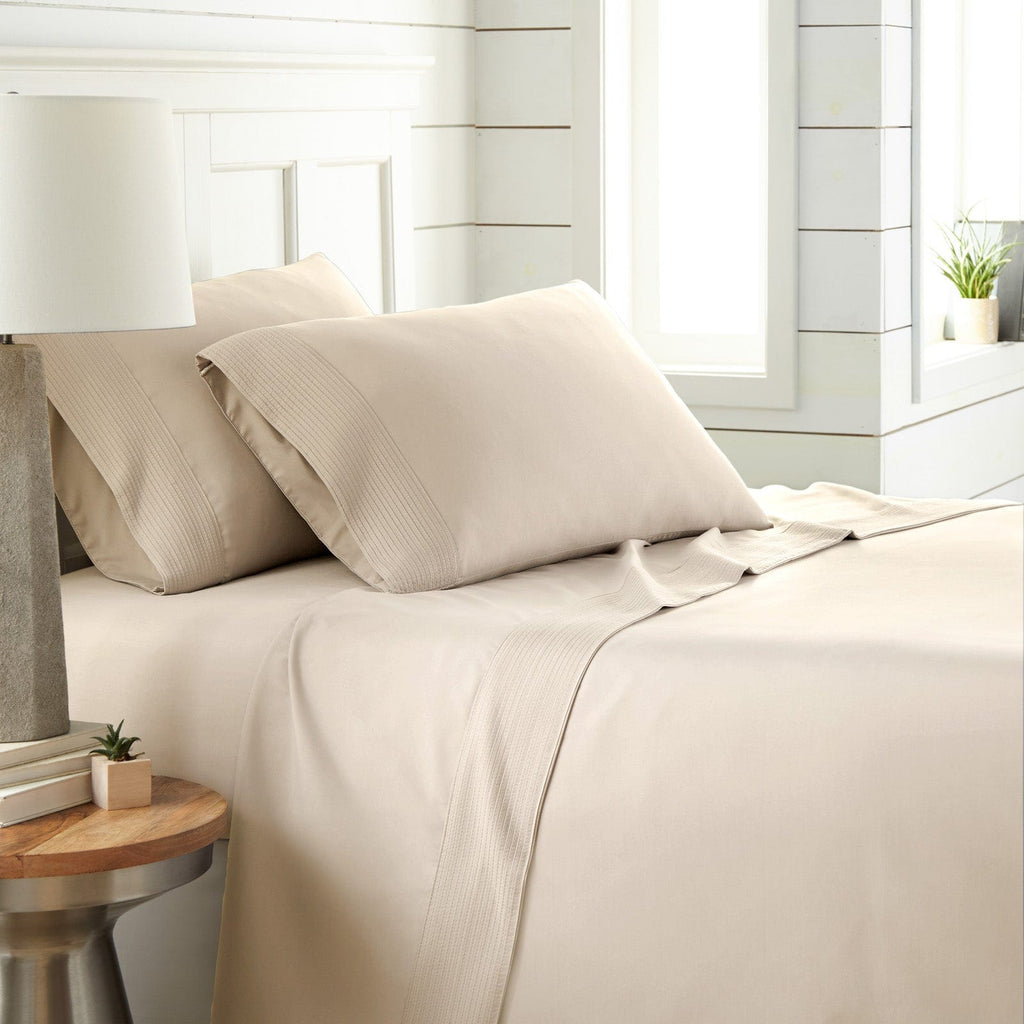 Vilano Extra Deep Pocket Pleated Sheet Set in Earth Tones