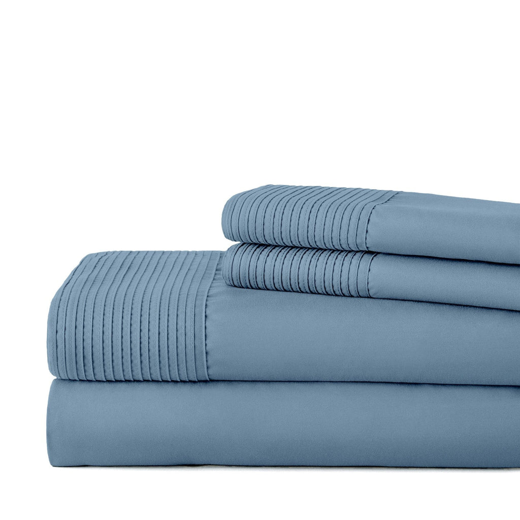 Vilano Extra Deep Pocket Pleated Sheet Set