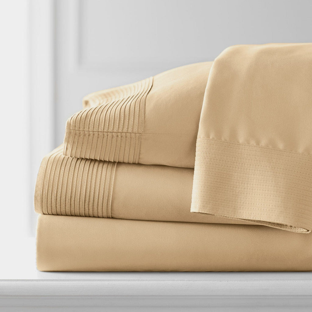 Vilano Extra Deep Pocket Pleated Sheet Set