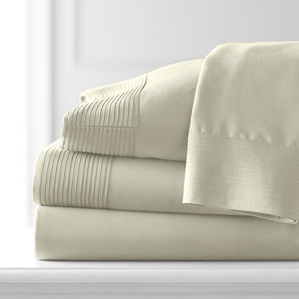 Vilano Extra Deep Pocket Pleated Sheet Set