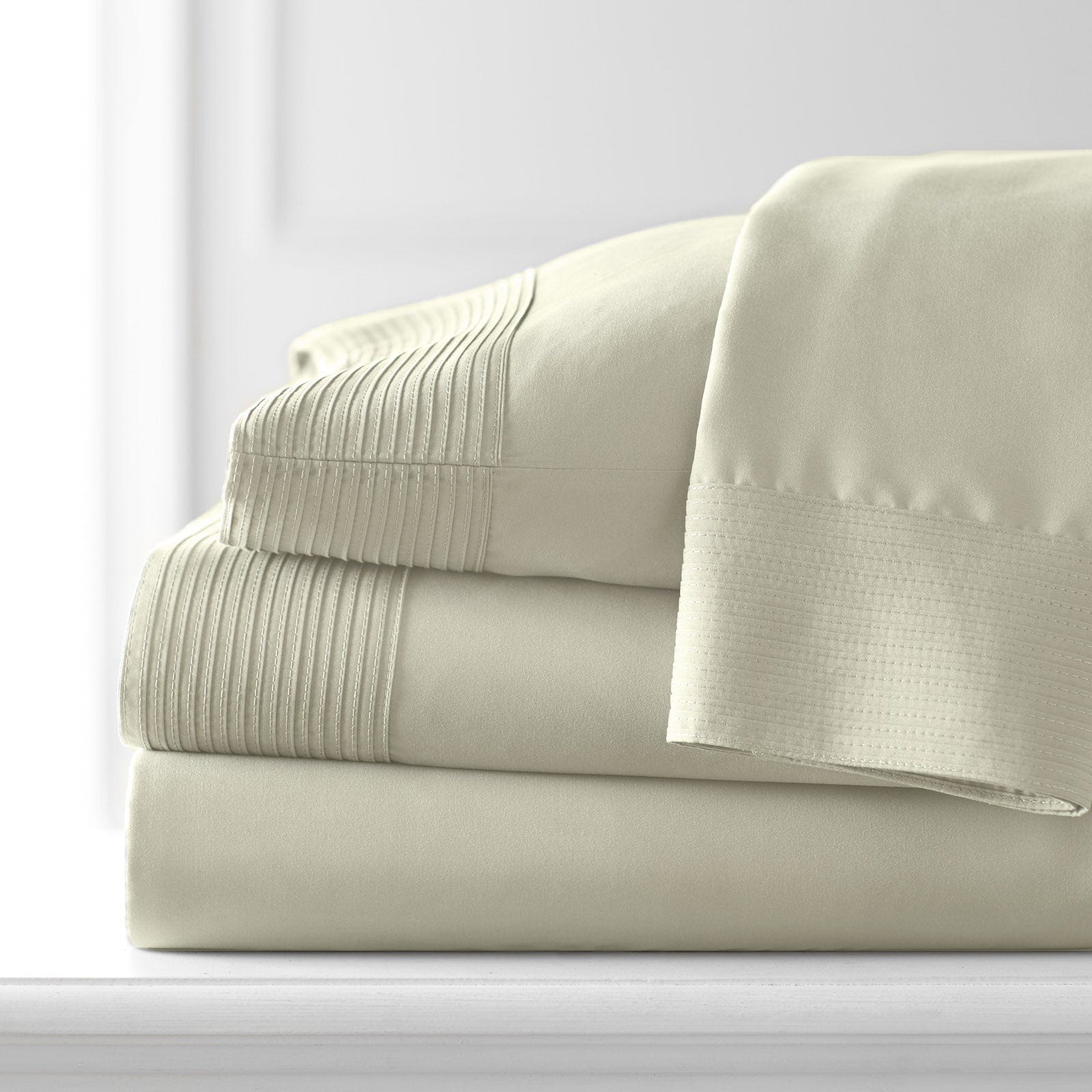 Vilano Extra Deep Pocket Pleated Sheet Set