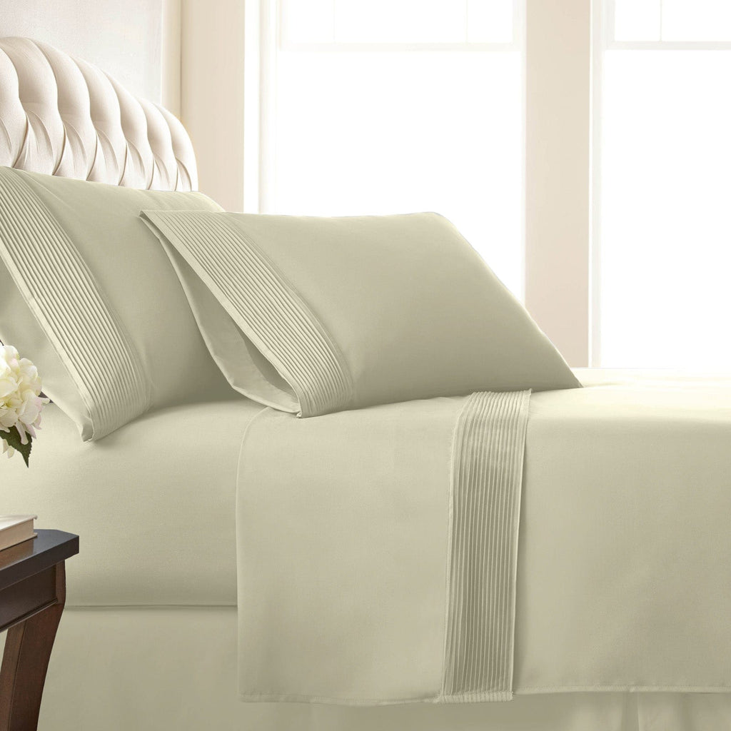 Vilano Extra Deep Pocket Pleated Sheet Set