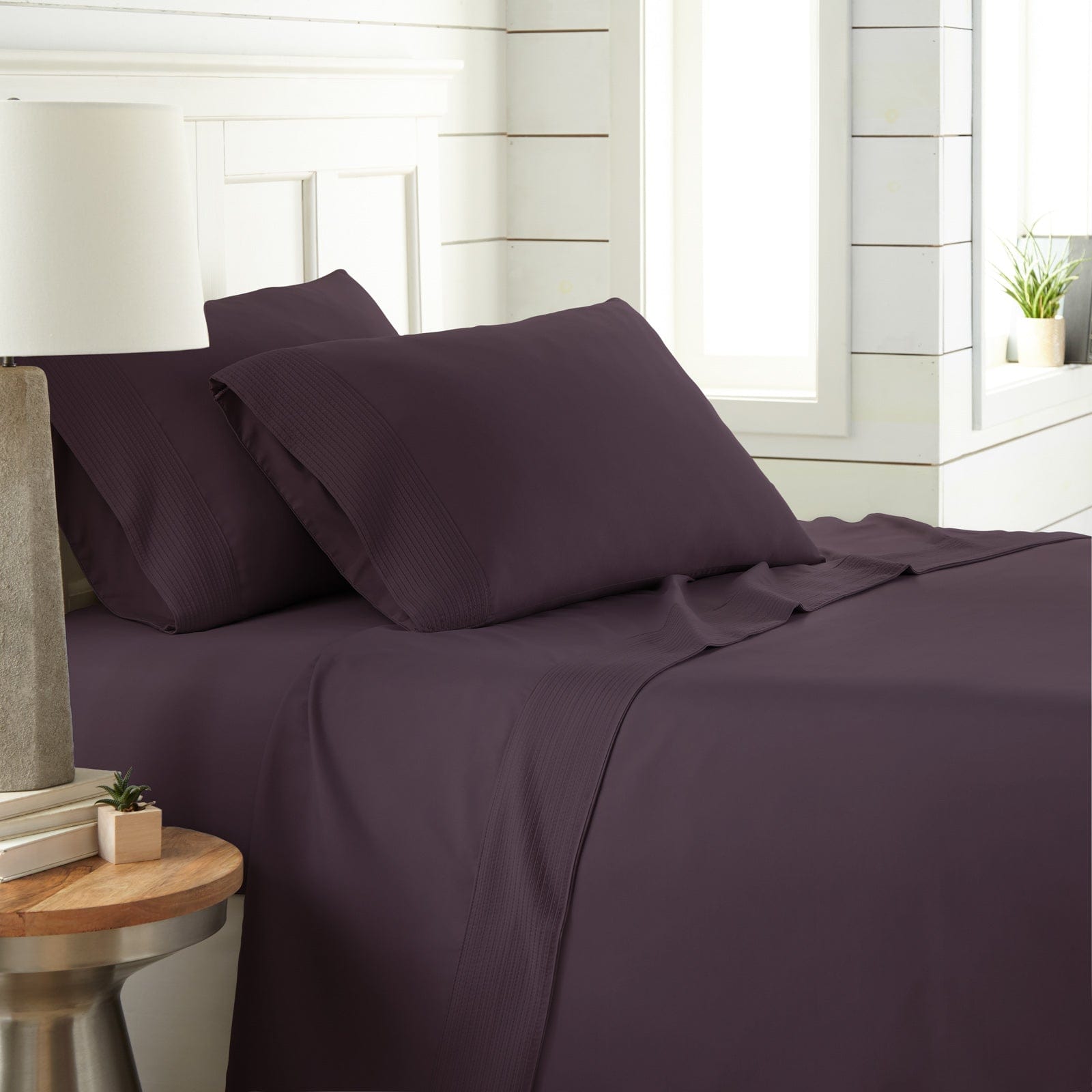Vilano Extra Deep Pocket Pleated Sheet Set
