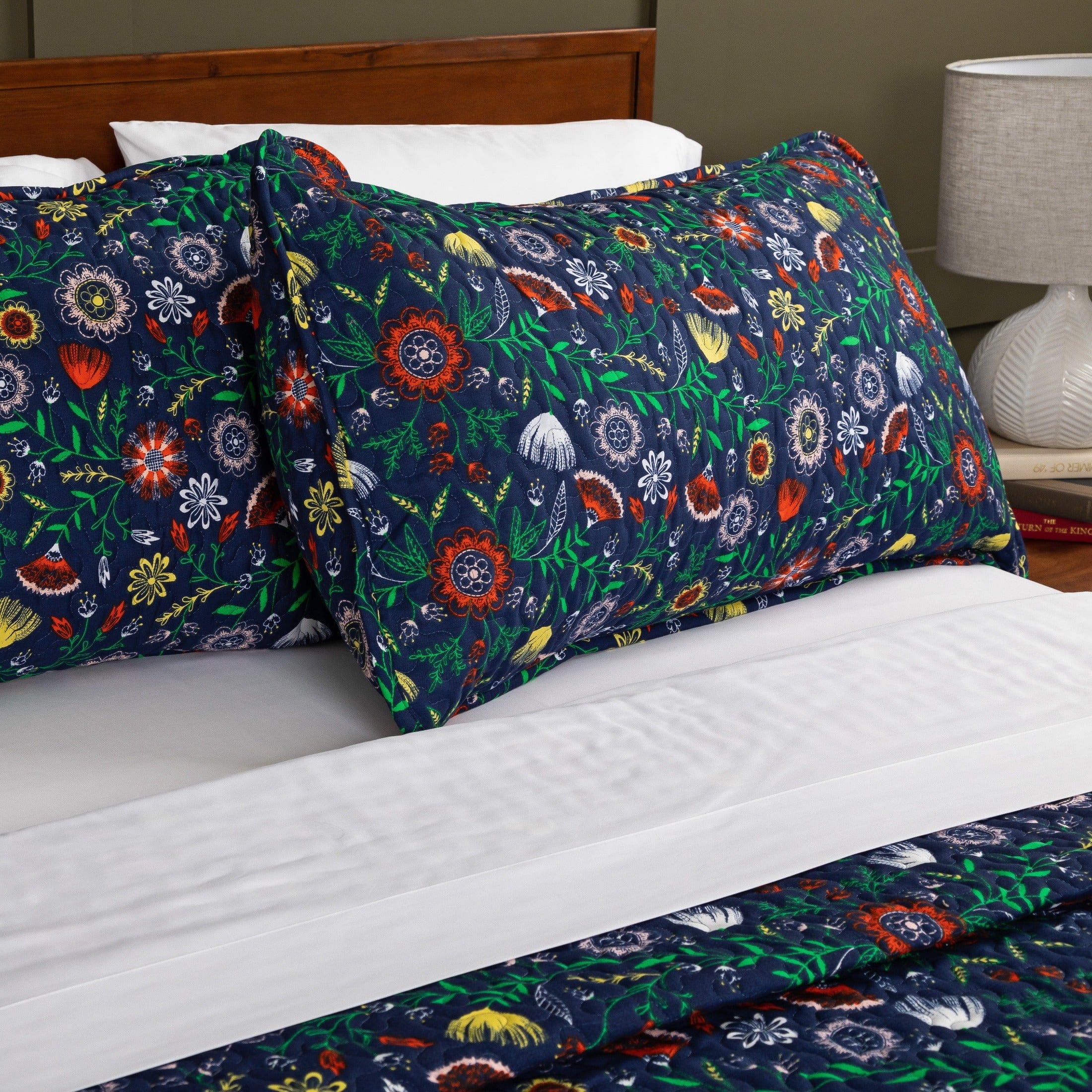 Boho Bloom Reversible Quilt Set