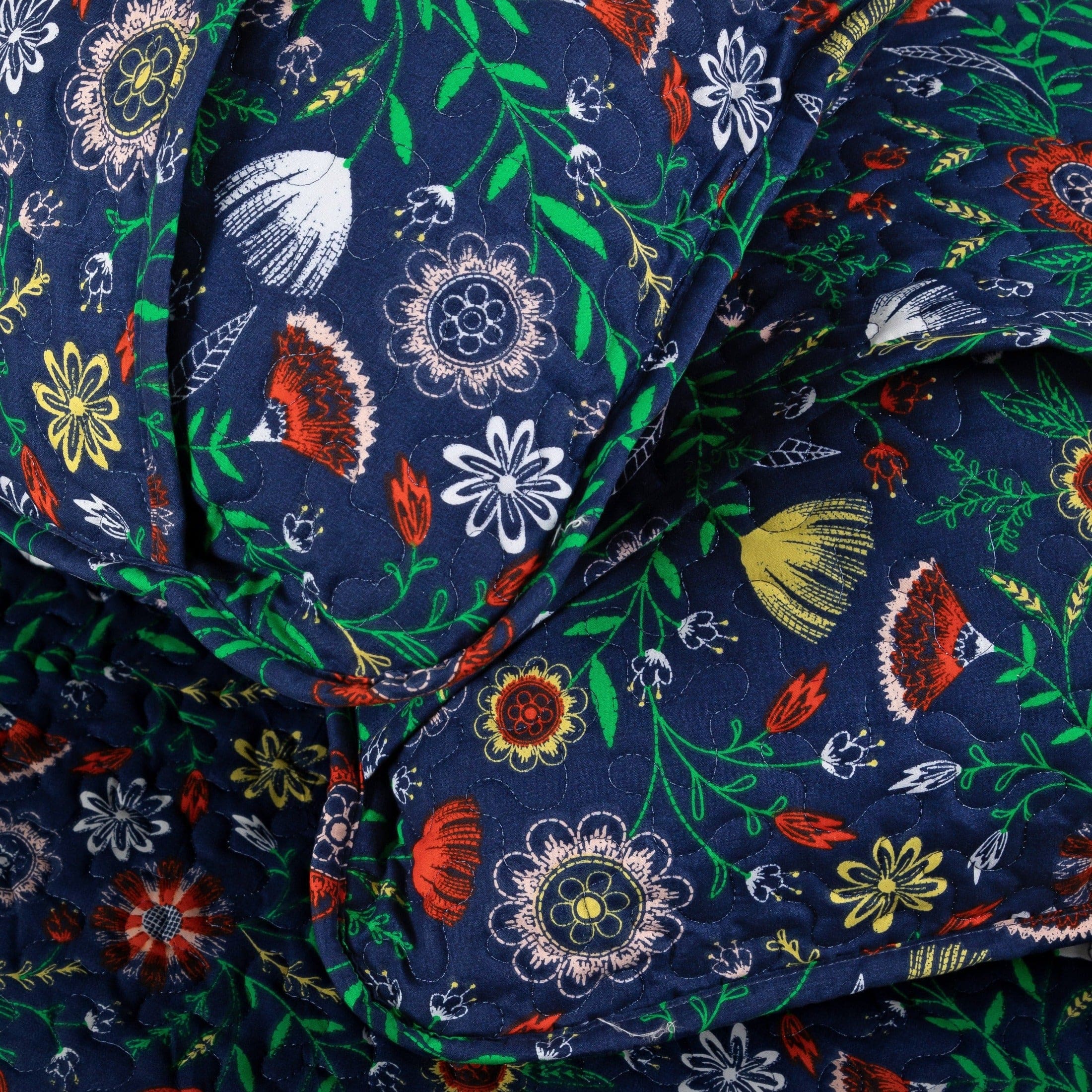 Boho Bloom Reversible Quilt Set