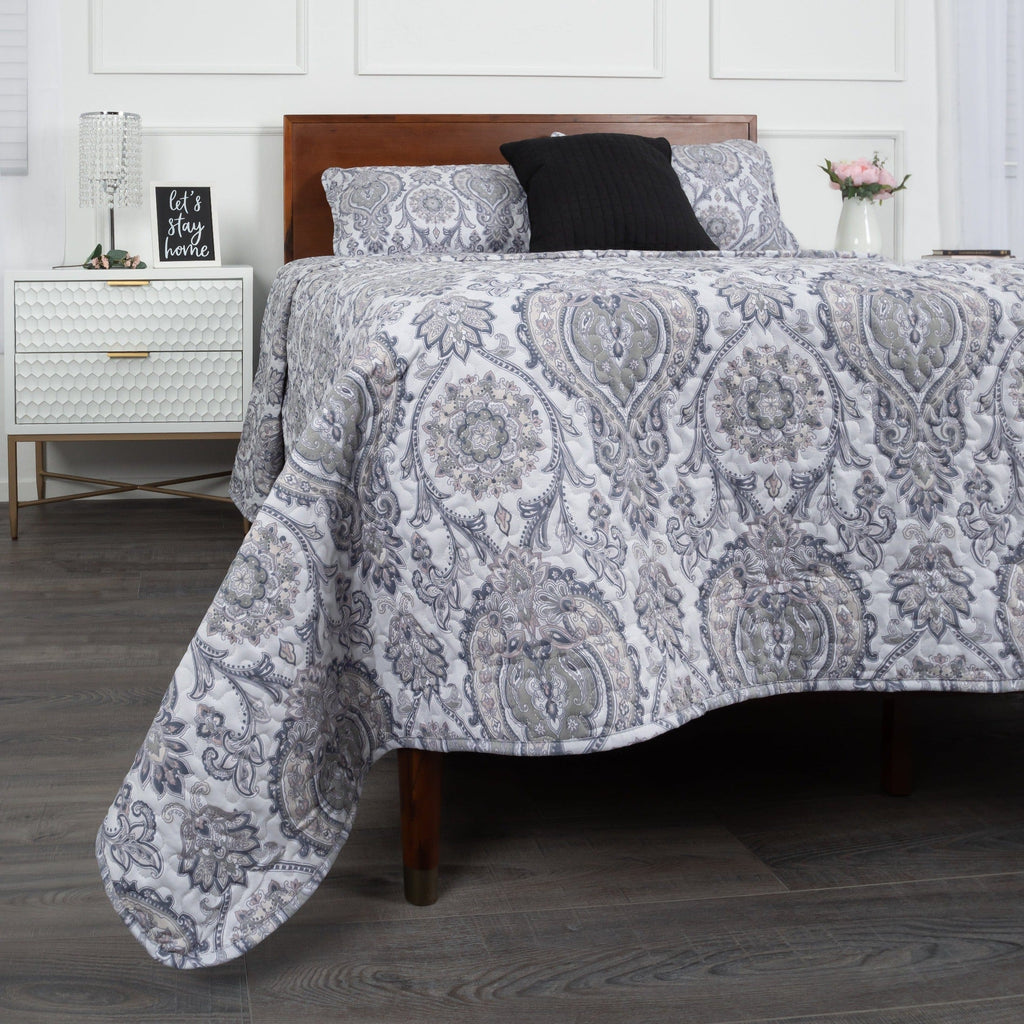 Boho Paisley Quilt Set