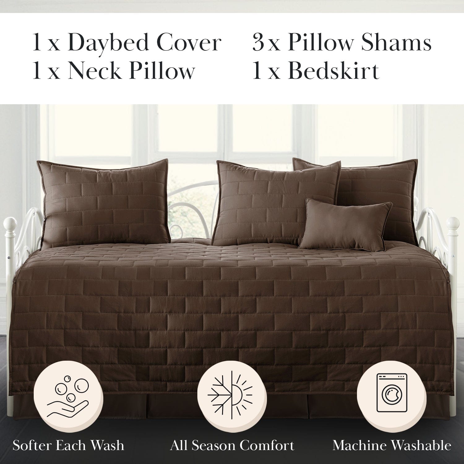 Brickyard Collection 6-Piece Daybed Set