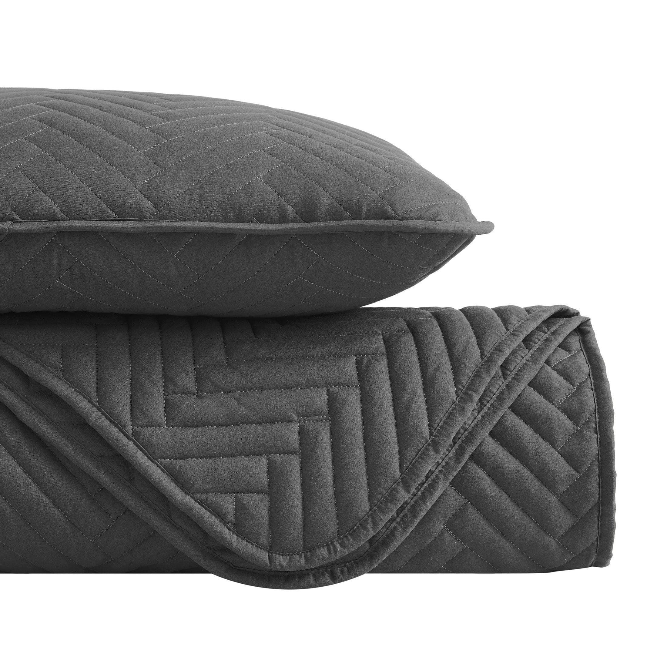 Chevron Oversized Quilt Set