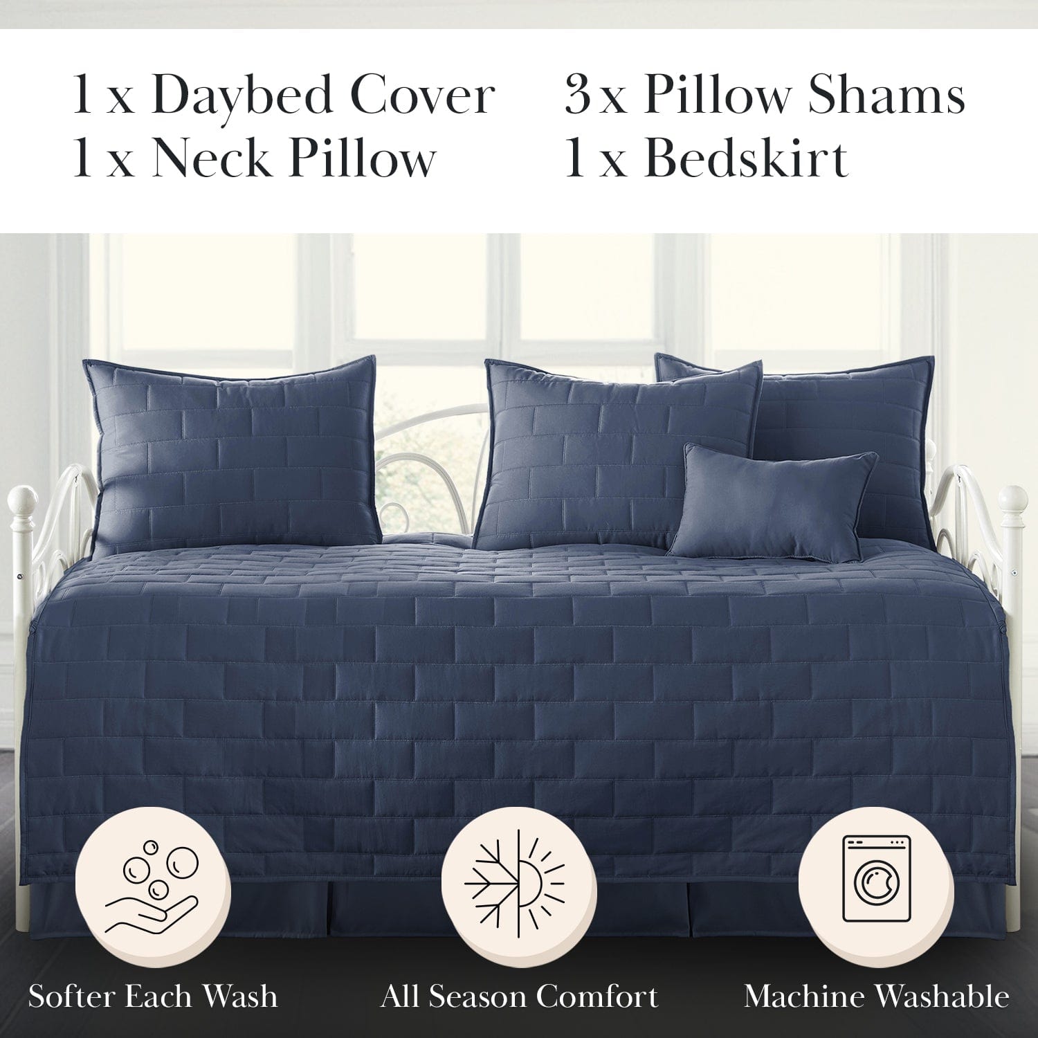 Brickyard Collection 6-Piece Daybed Set