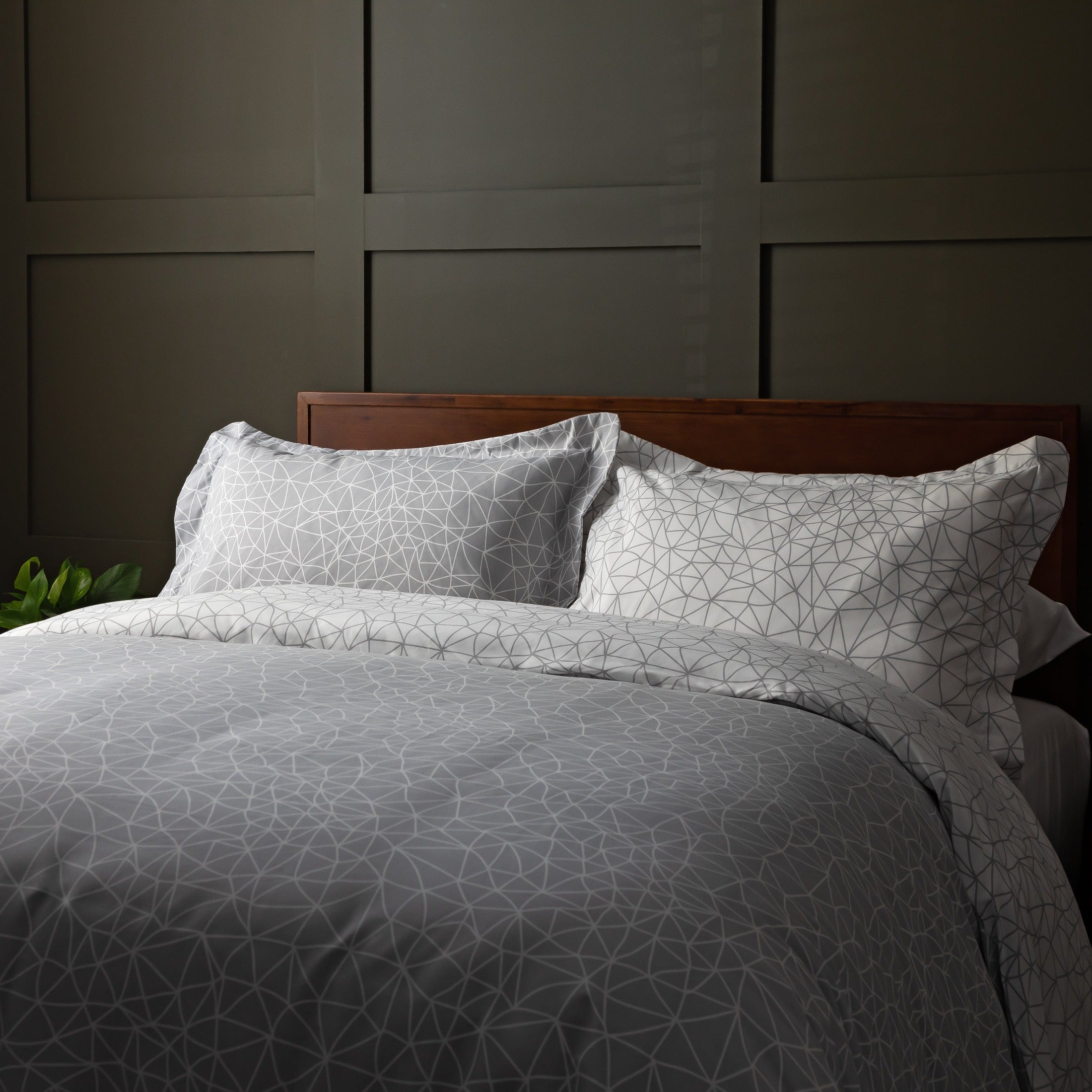 Geometric Maze Reversible Duvet Cover Set