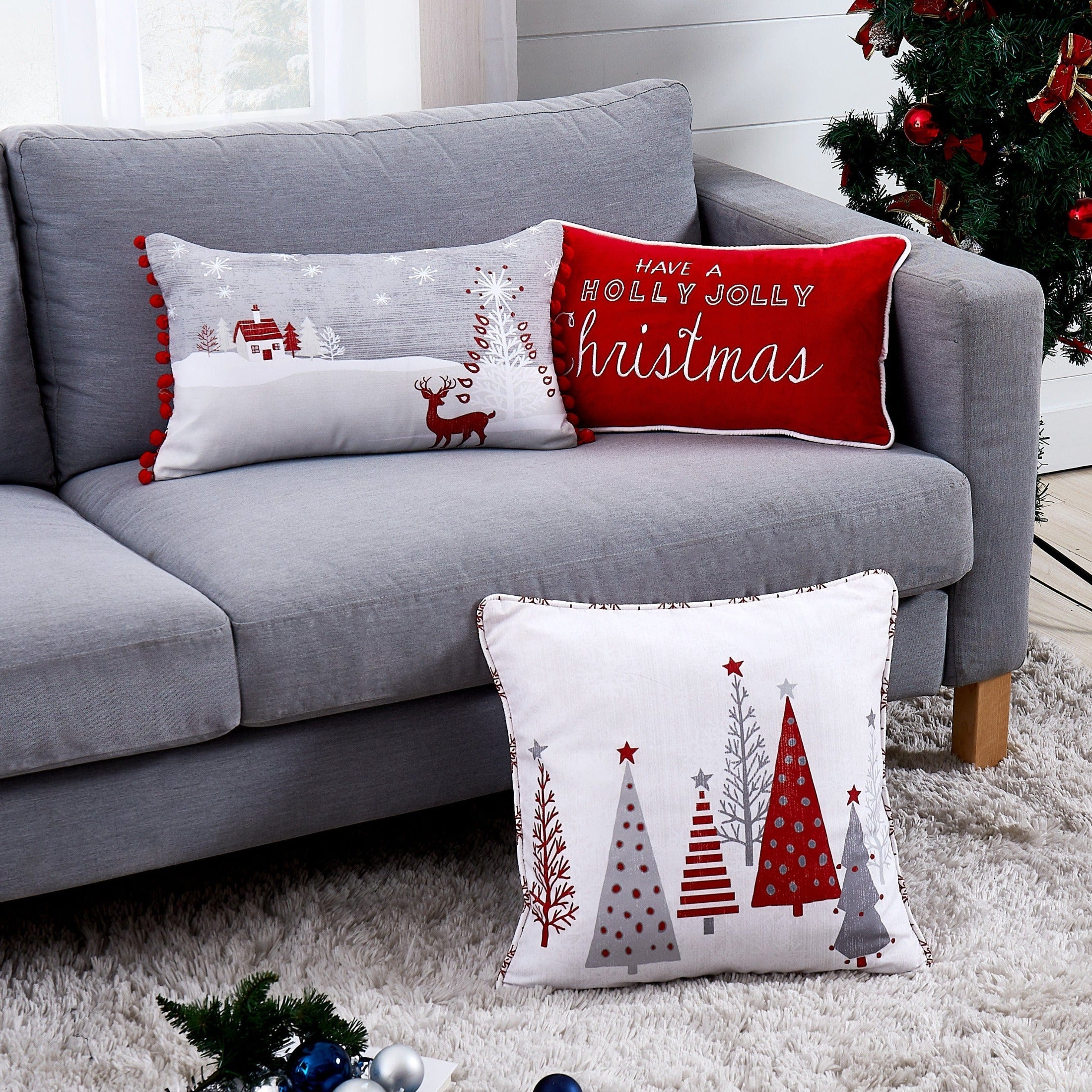 Holly Jolly Lane 6-Piece Comforter Bedding Set