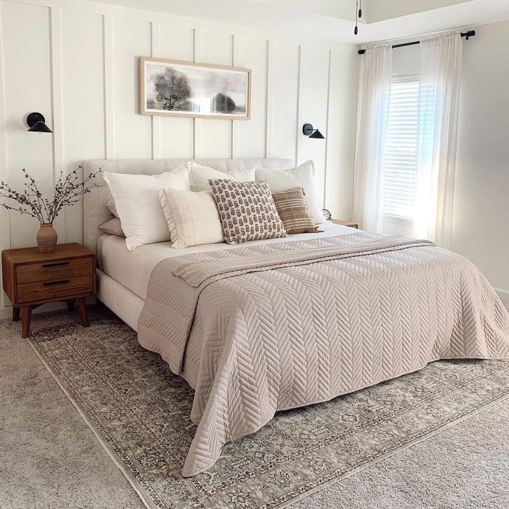 Chevron Oversized Quilt Set