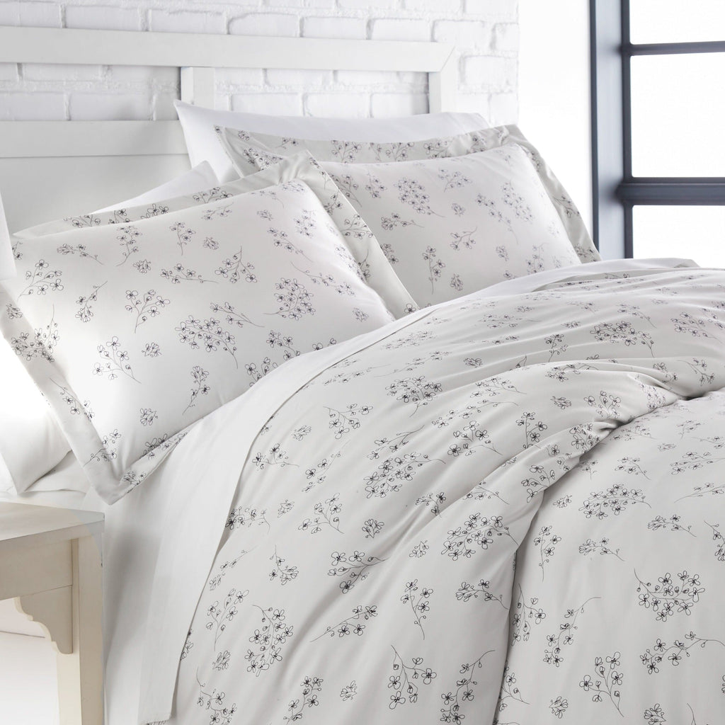 Sweet Florals Reversible Duvet Cover Set
