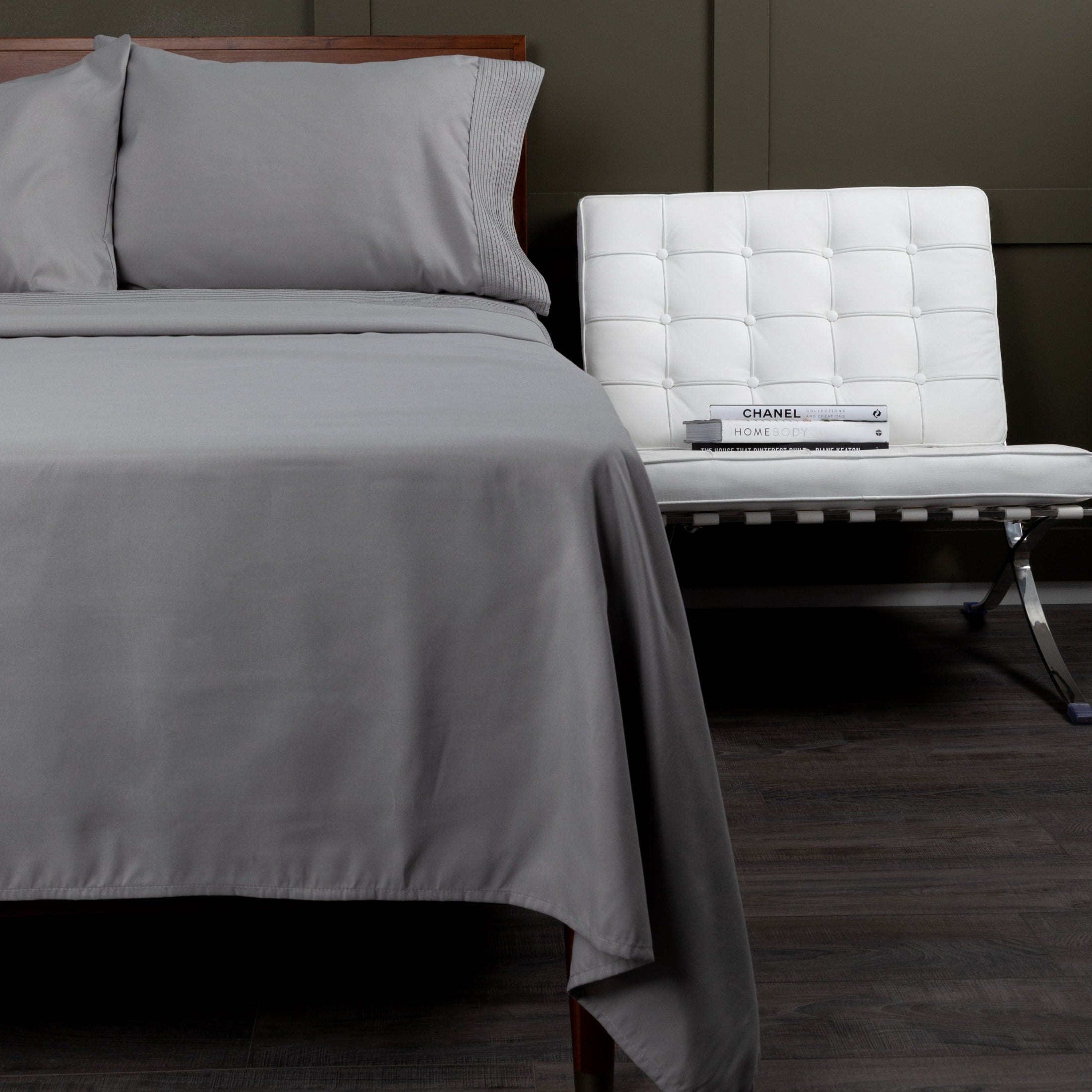 Vilano Extra Deep Pocket Pleated Sheet Set