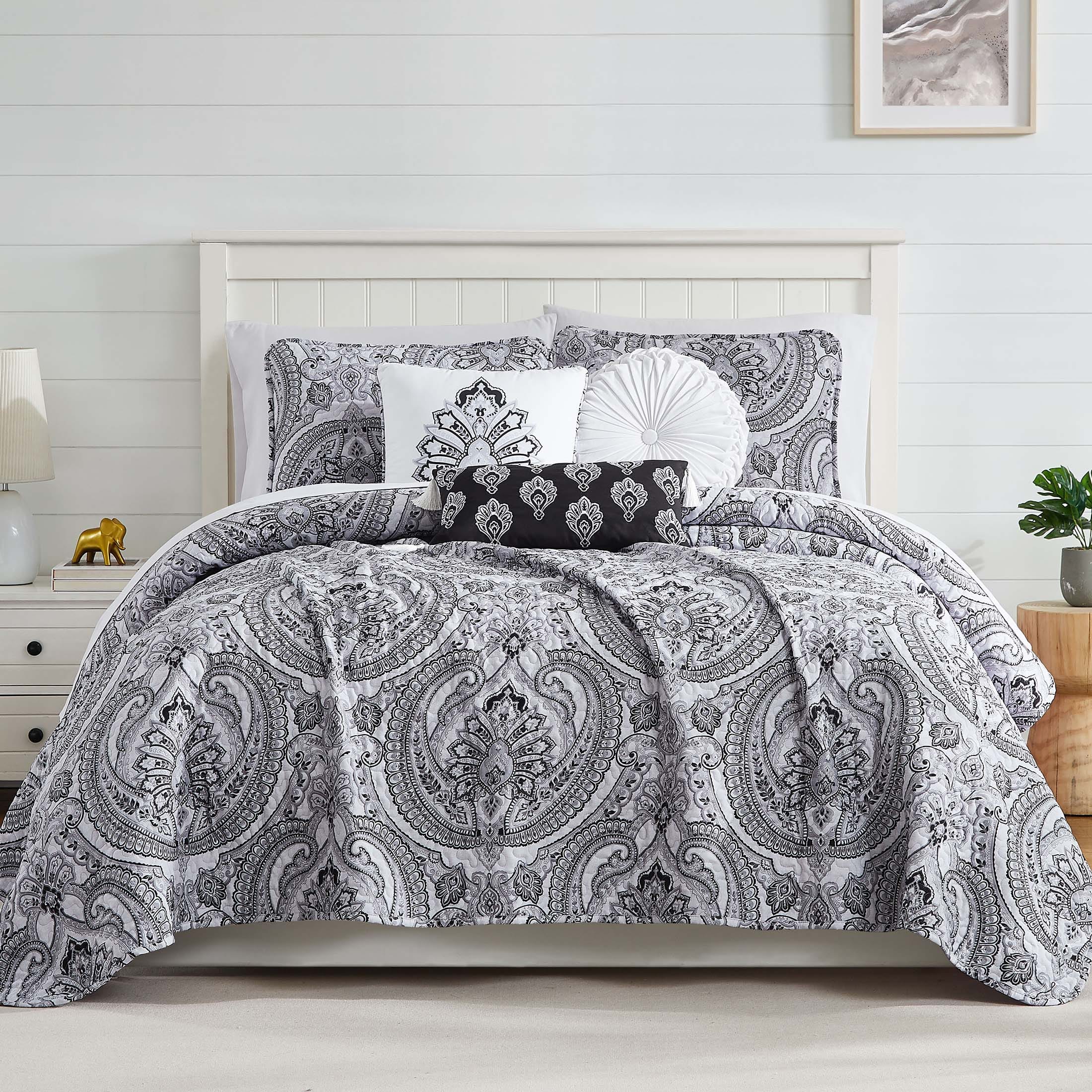 Pure Melody 6-Piece Quilt Bedding Set