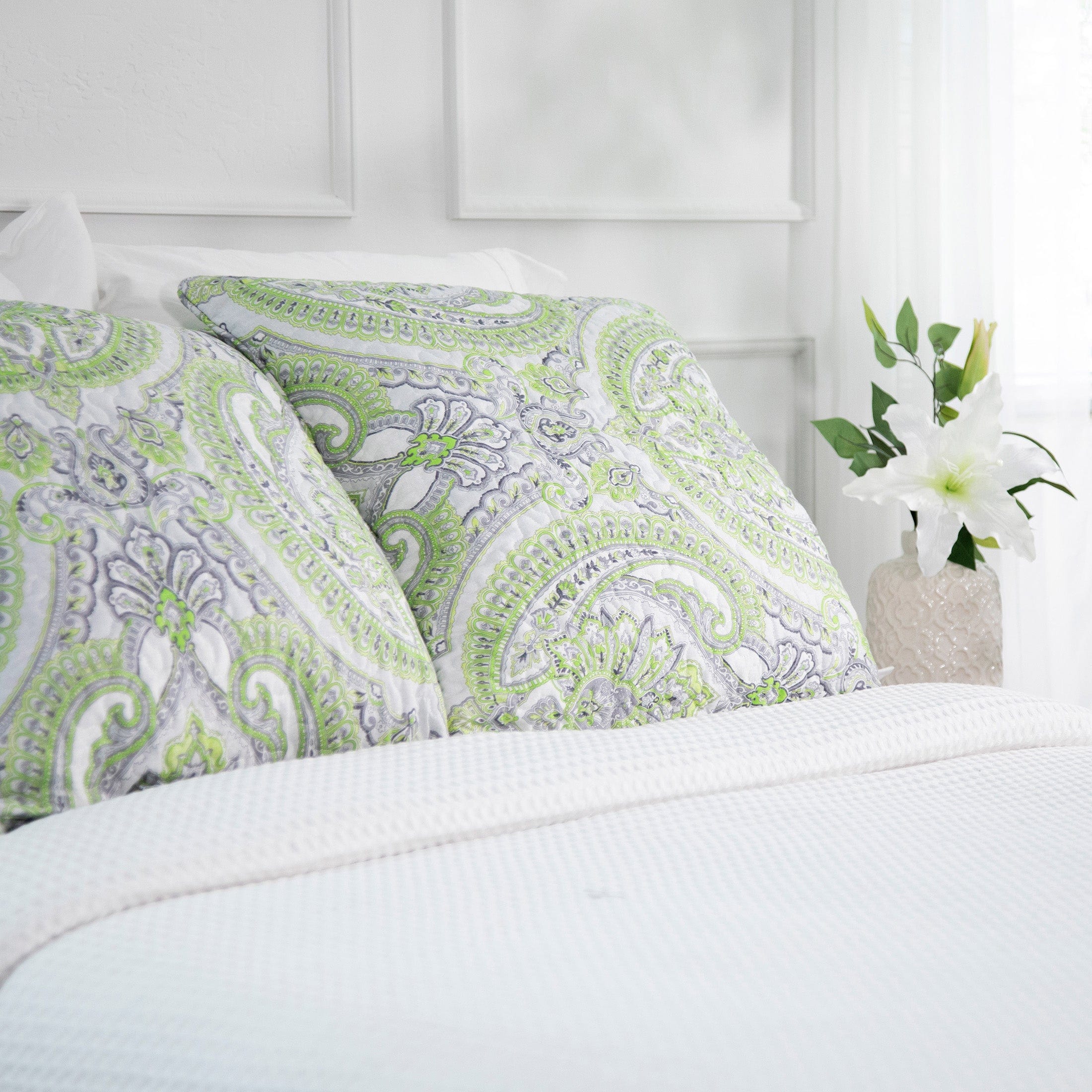 Pure Melody Quilted Sham Covers