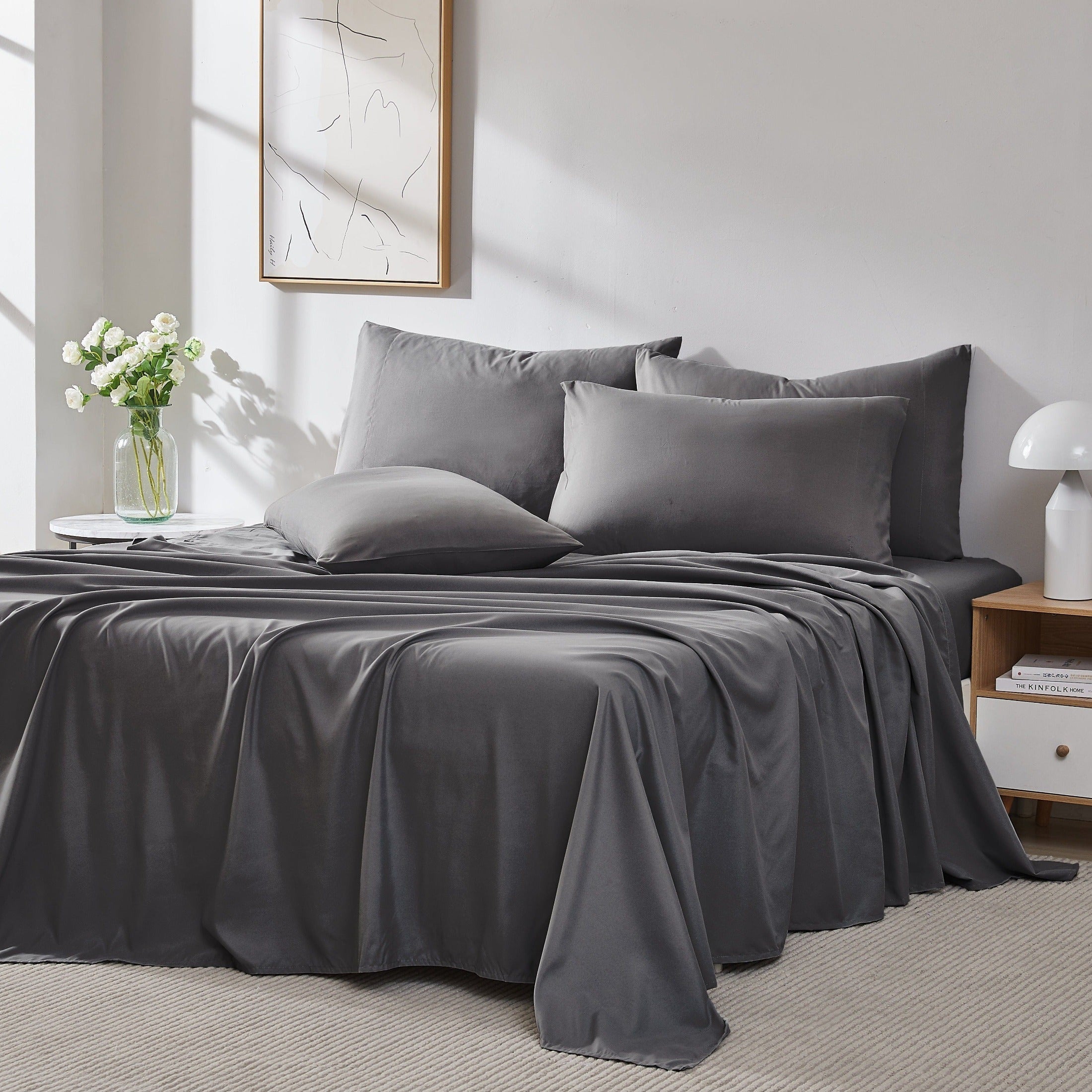 Everyday Essentials 6-Piece Sheet Set in Neutrals
