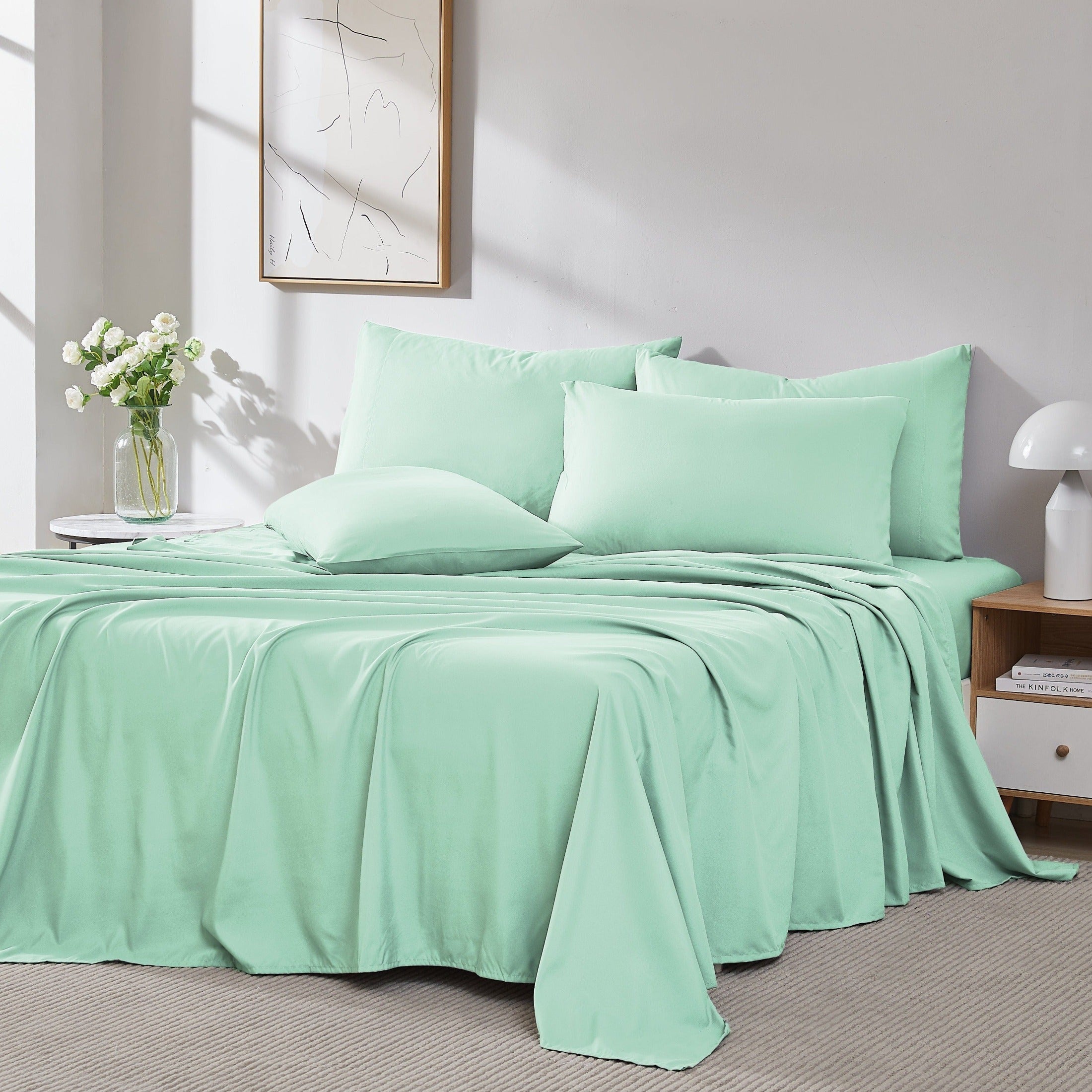 Everyday Essentials 6-Piece Sheet Set in Pastels