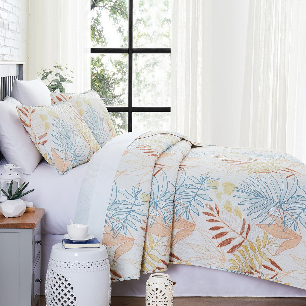 Tropic Leaf Quilt Set