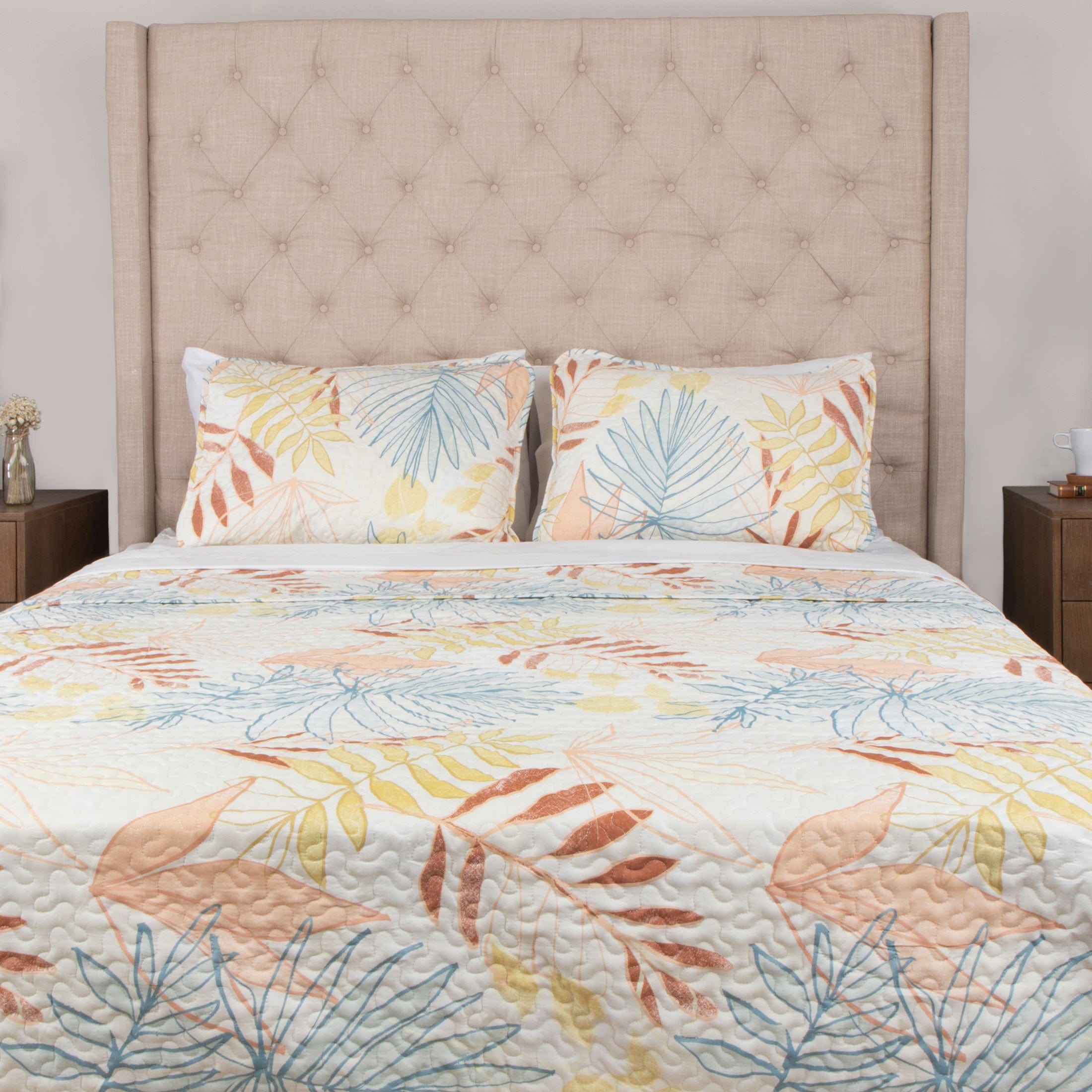 Tropic Leaf Quilt Set